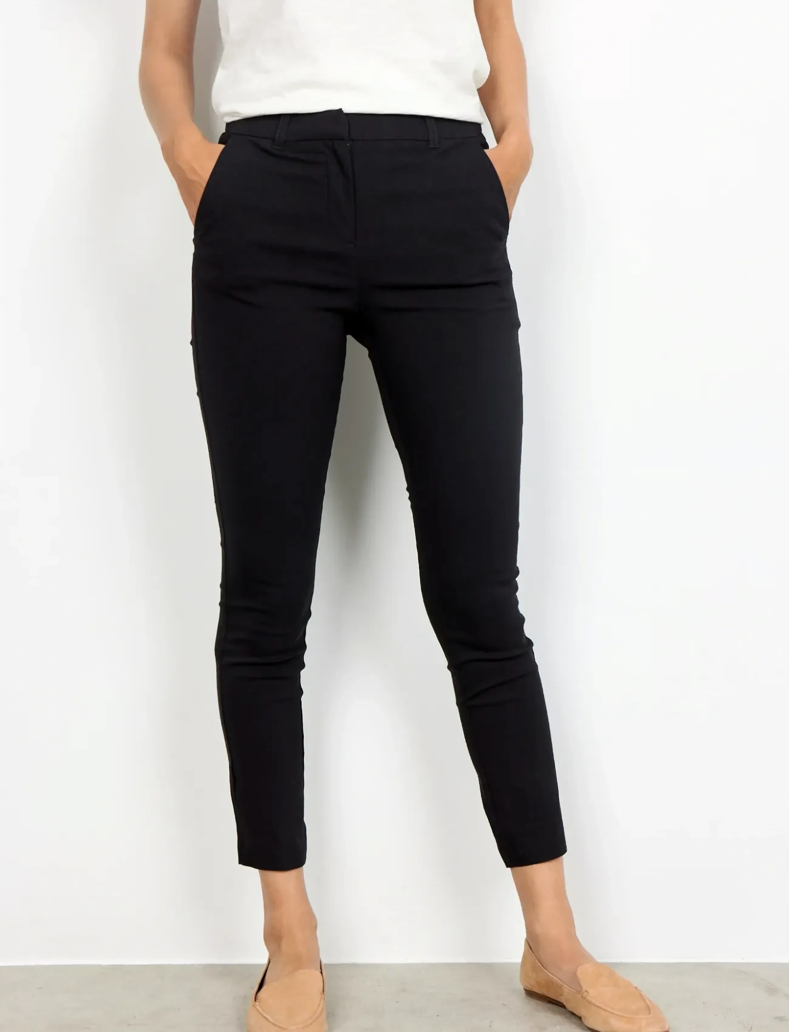 Soyaconcept - SC-LILLY - bukser med smalle ben - black - 4