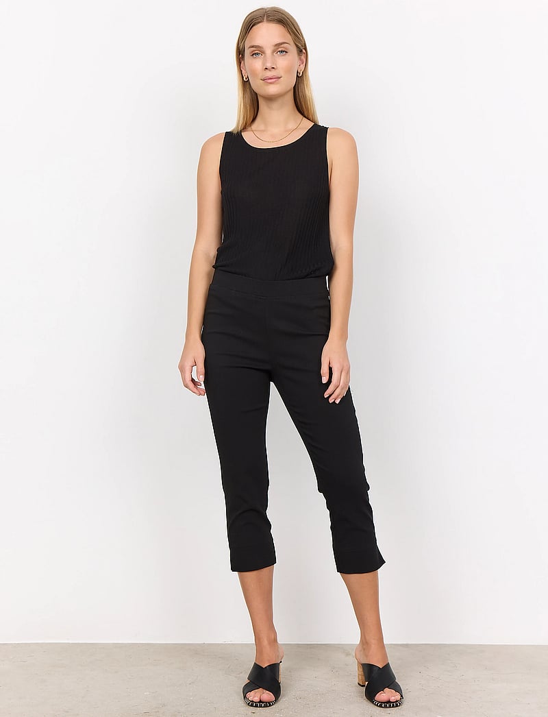 Soyaconcept - SC-LILLY - capri byxor - black - 0