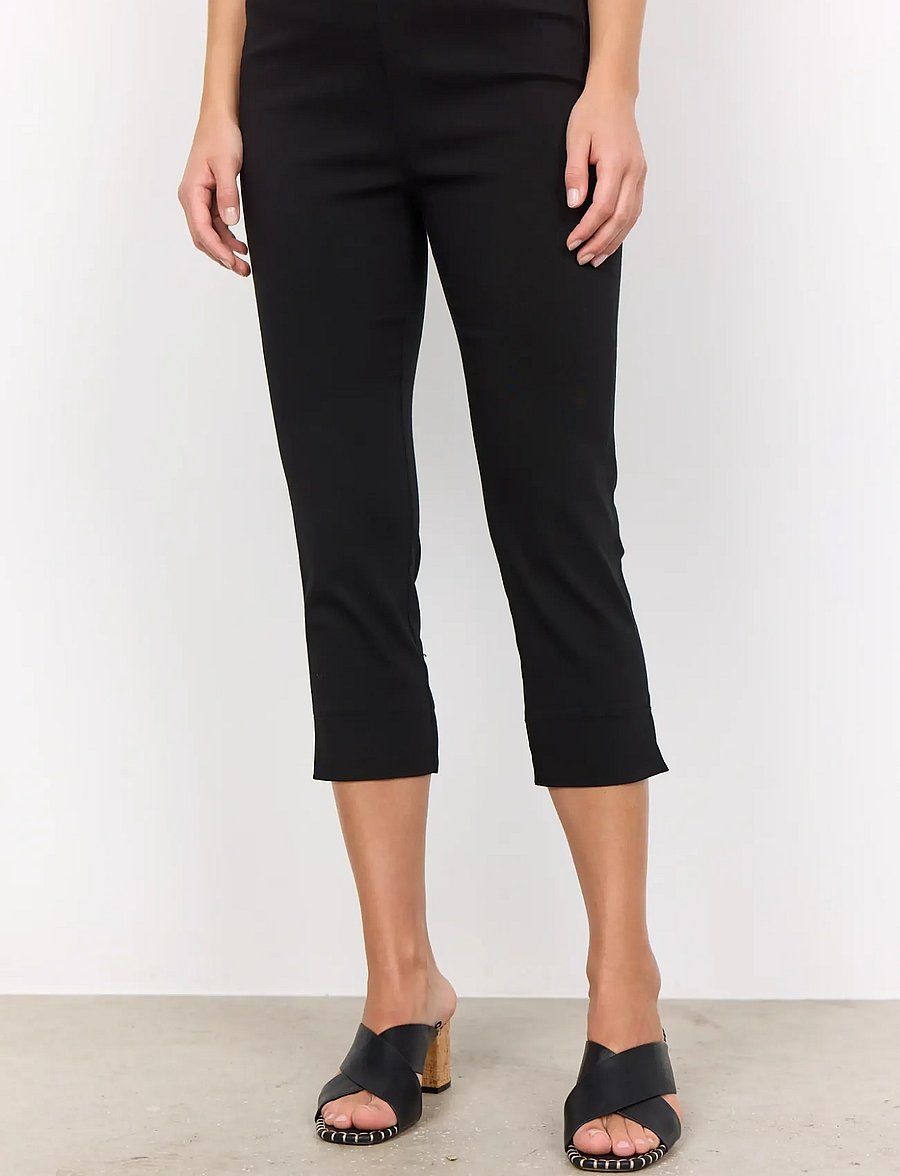 Soyaconcept - SC-LILLY - pusgarās bikses - black - 4