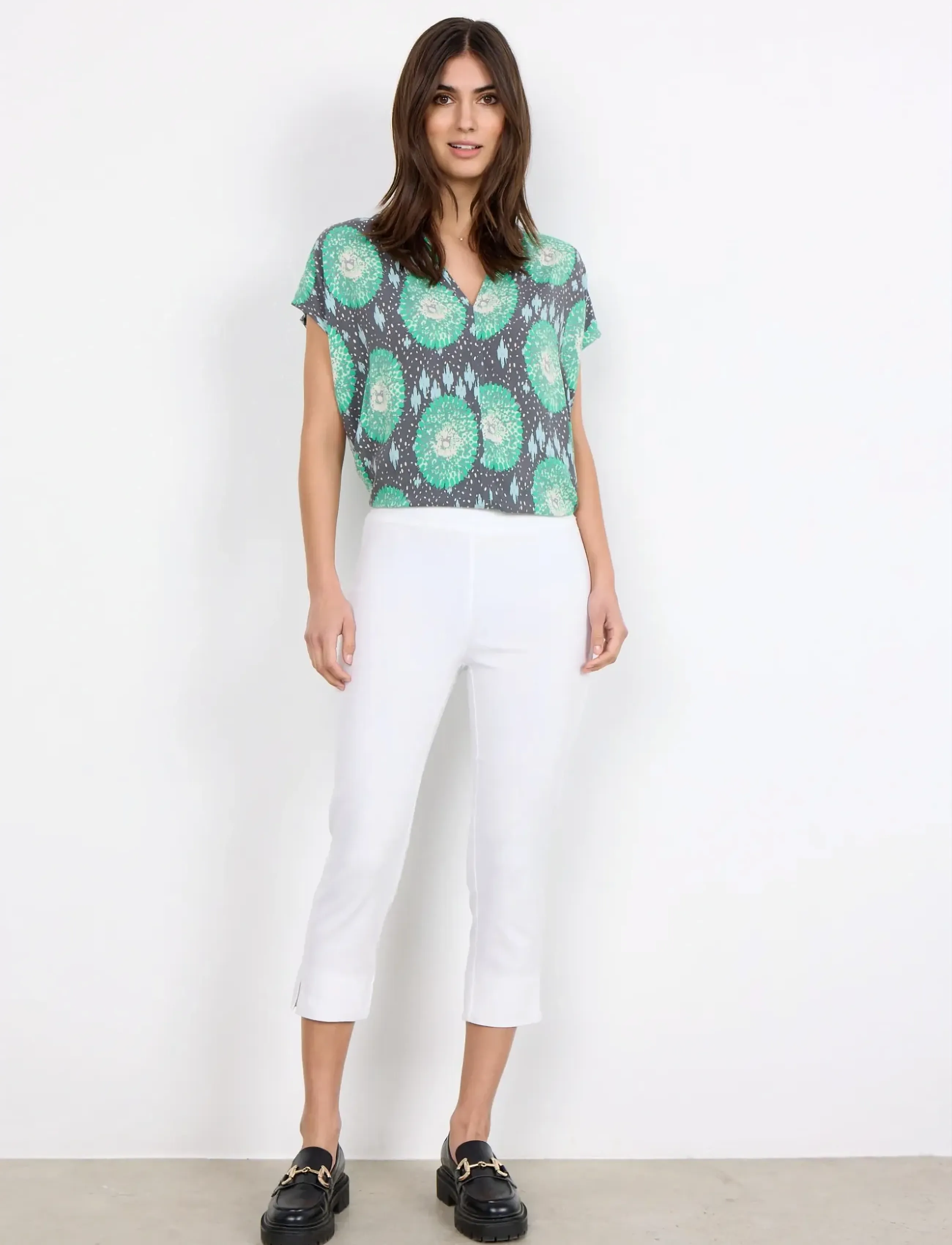 Soyaconcept Sc-Lilly, L, White, Bukser > Capri-Bukser, Dame
