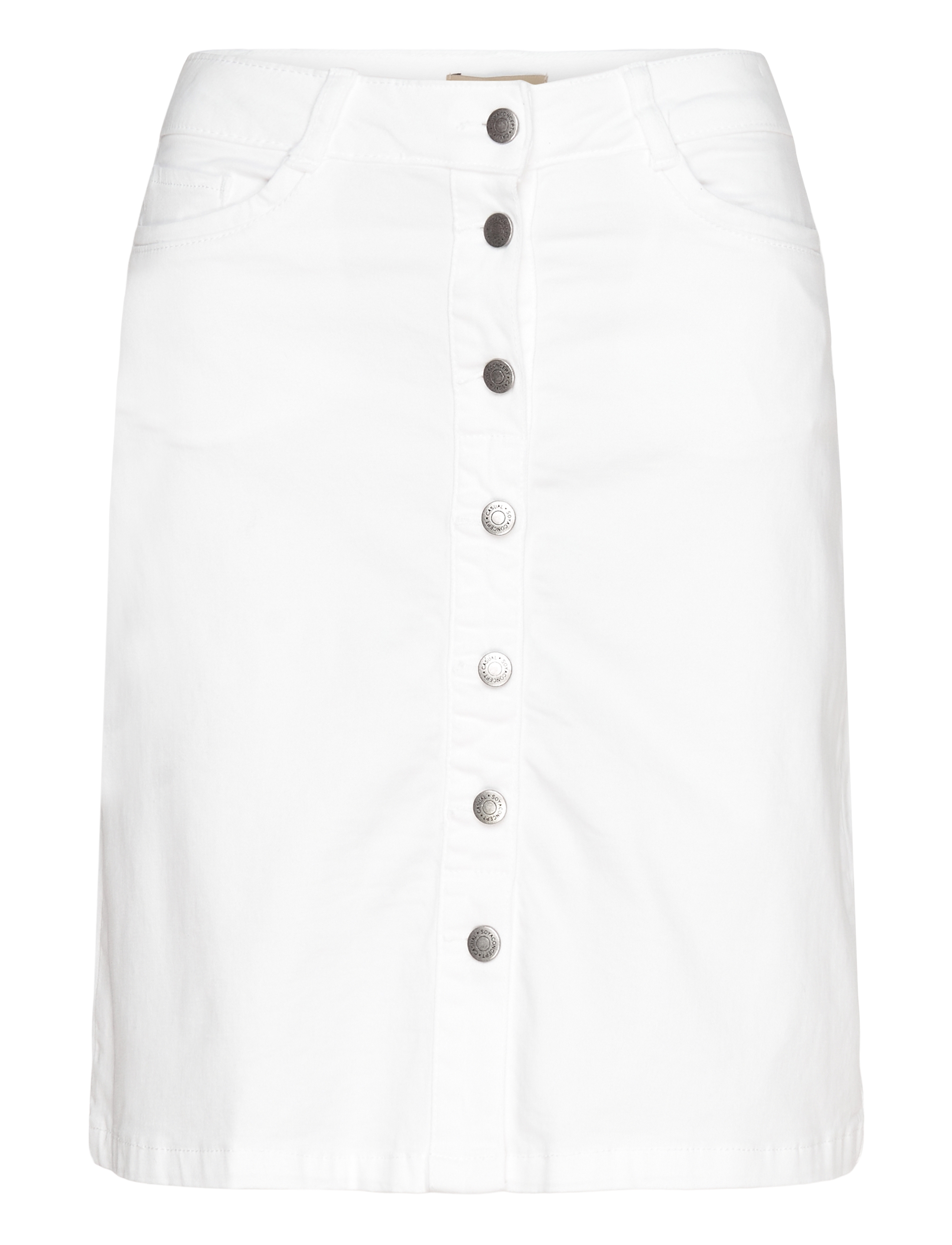Soyaconcept SC-ERNA - Denimnederdele - WHITE / white