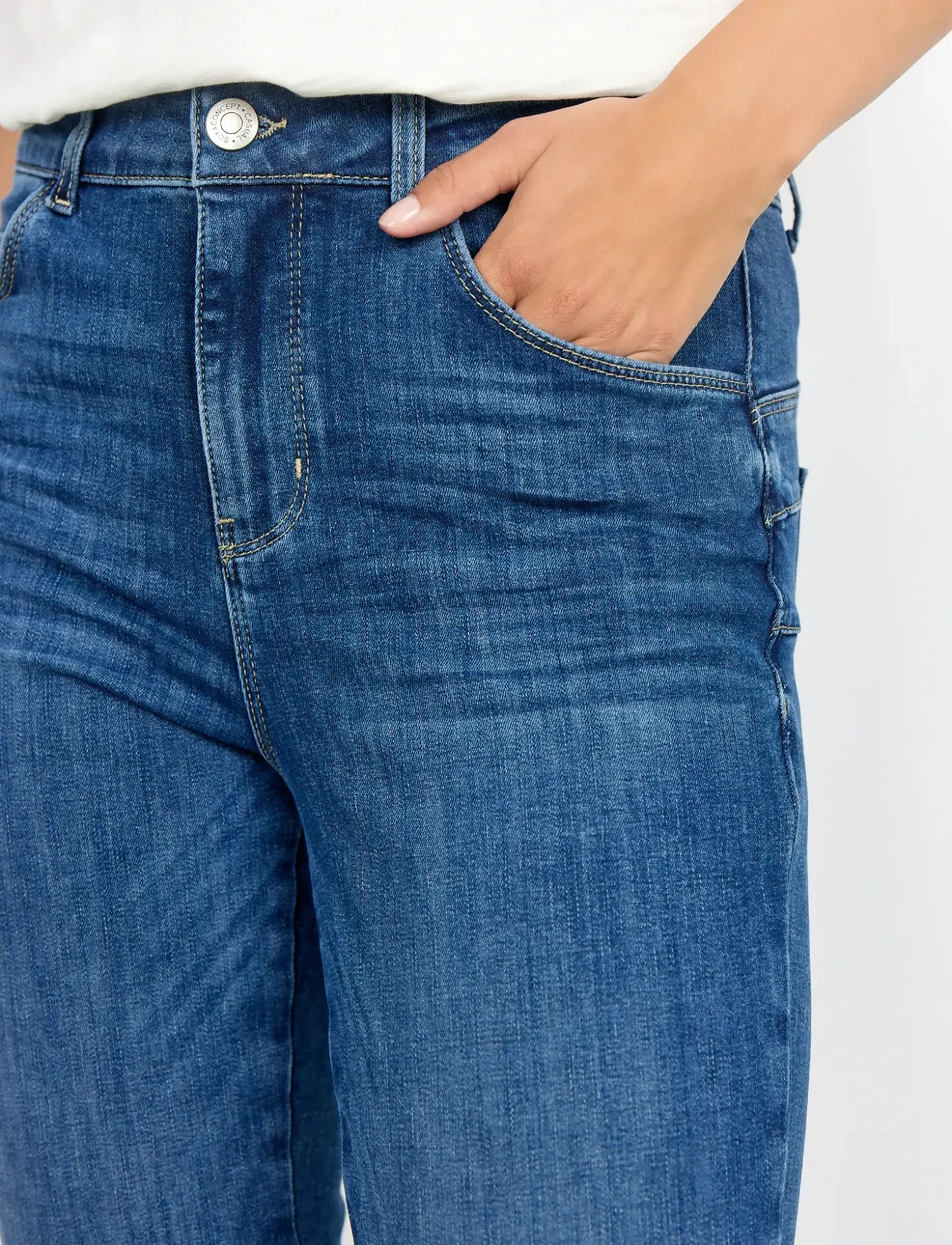 Soyaconcept - SC-KIMBERLY PATRIZIA - slim-fit-jeans - dark blue denim - 5