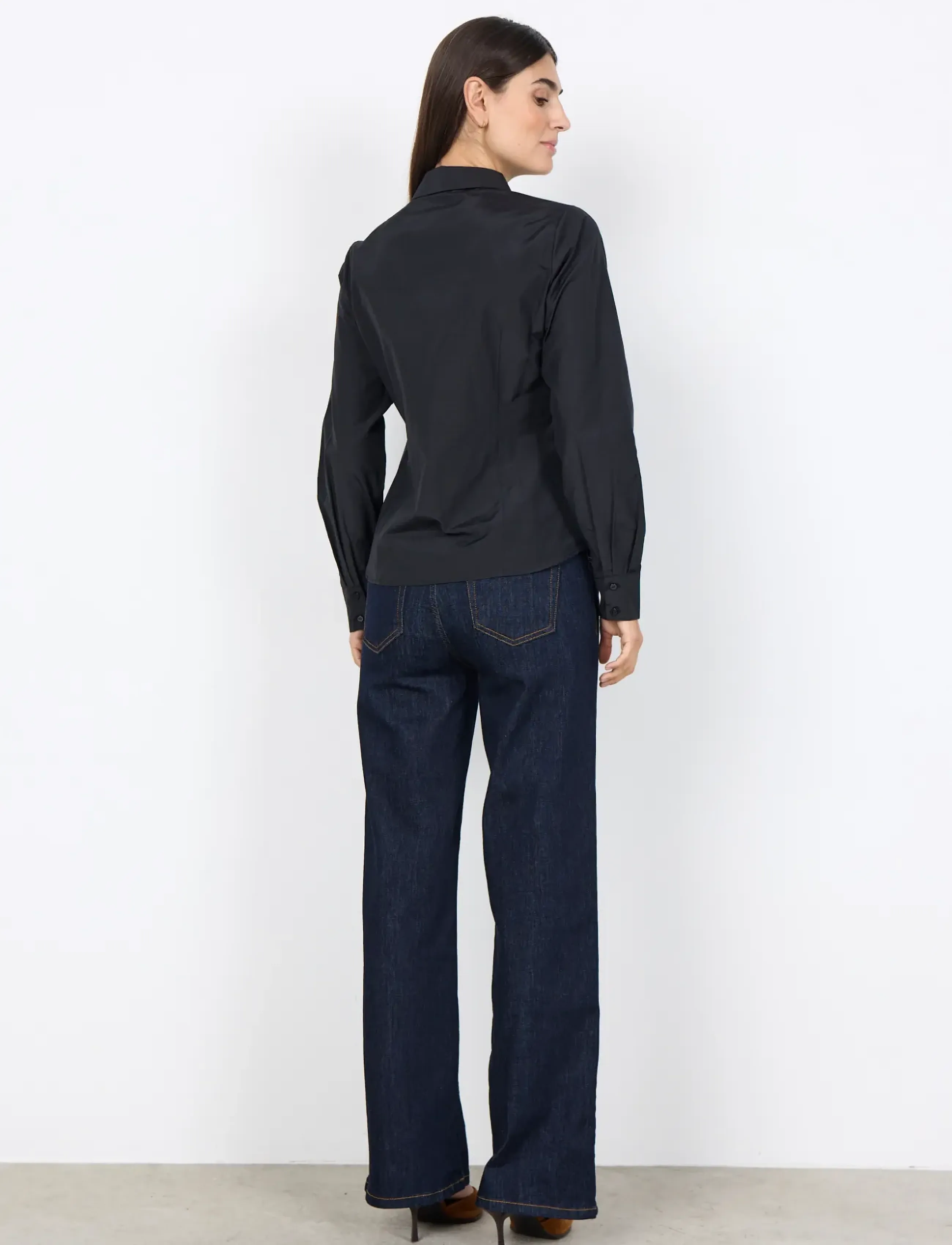 Soyaconcept - SC-NETTI - pikkade varrukatega särgid - 9999 black - 3