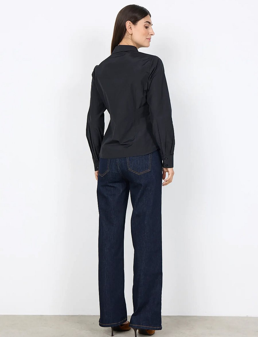 Soyaconcept - SC-NETTI - langärmlige hemden - 9999 black - 3