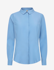 Soyaconcept - SC-NETTI - long-sleeved shirts - crystal blue - 0