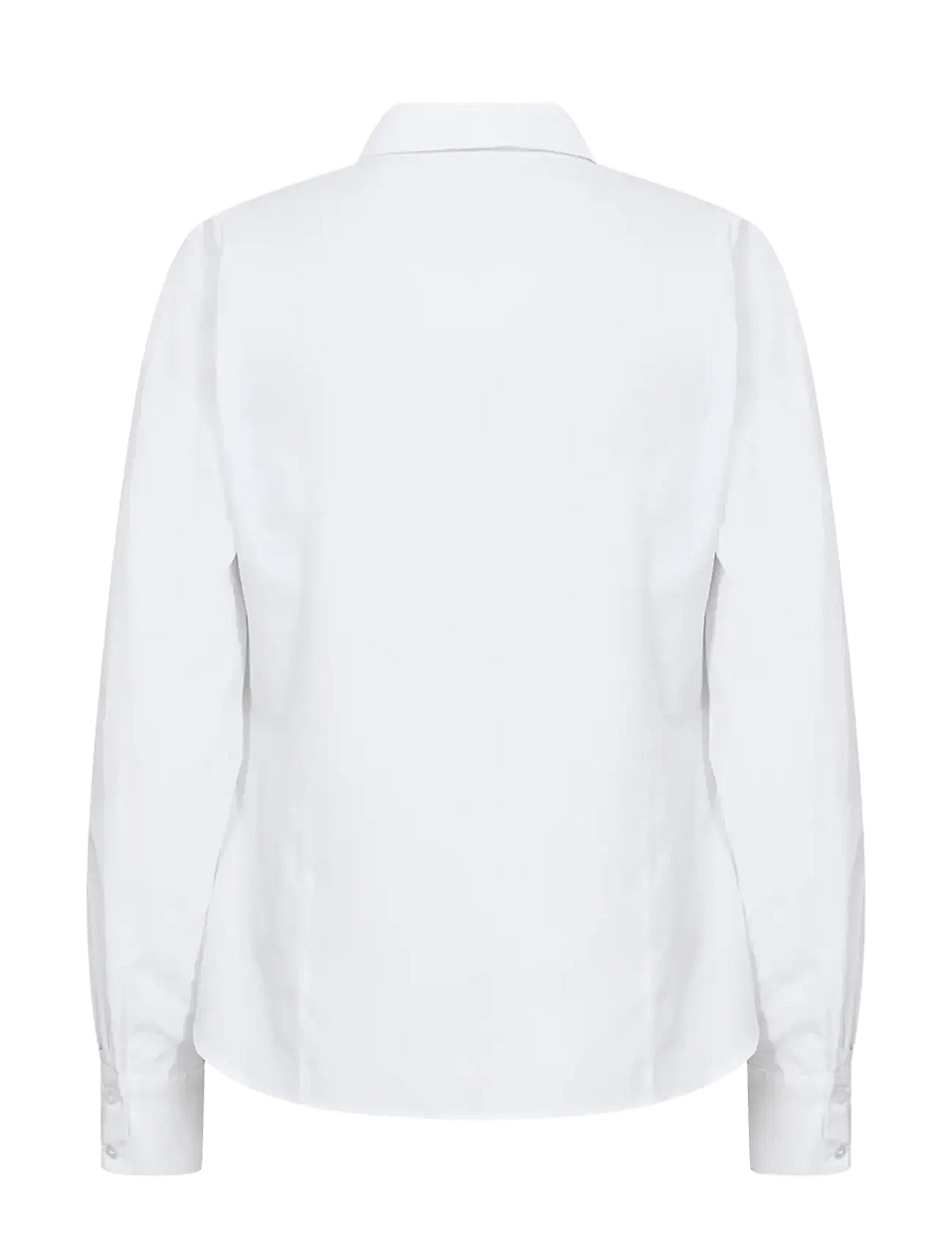 Soyaconcept - SC-NETTI - långärmade skjortor - white - 2