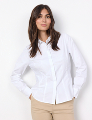 Soyaconcept - SC-NETTI - långärmade skjortor - white - 2