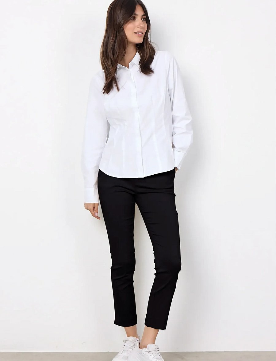 Soyaconcept - SC-NETTI - langärmlige hemden - white - 4
