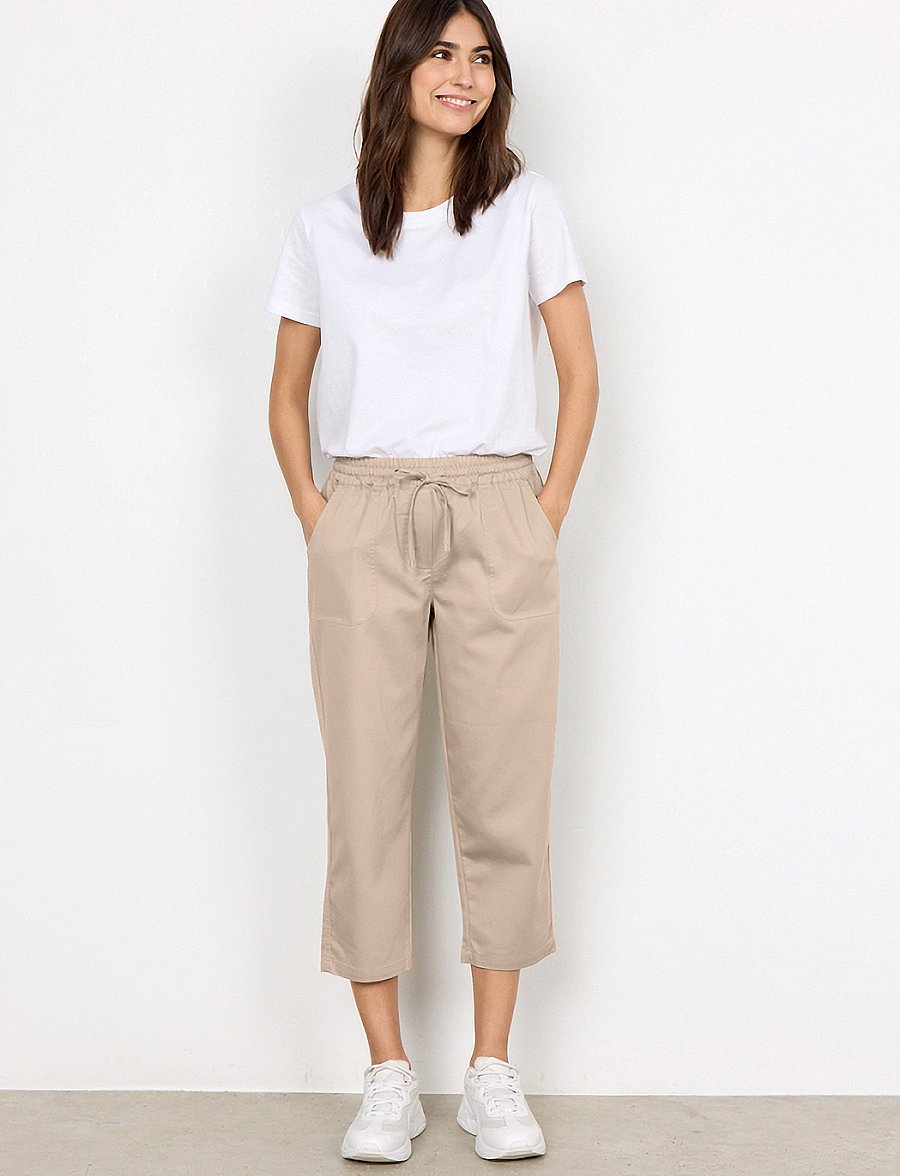 Soyaconcept - SC-AKILA - hose mit geradem bein - camel - 0