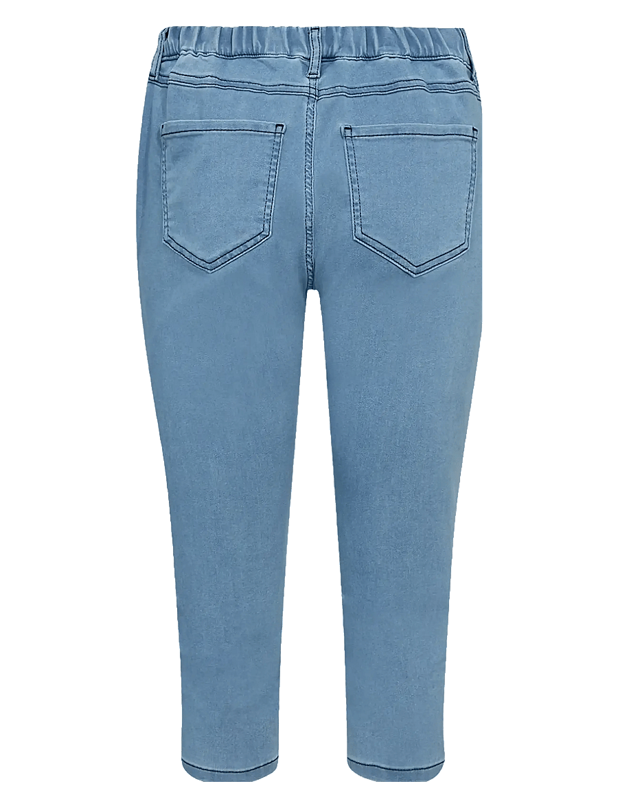 Soyaconcept - SC-NADIRA - capri byxor - light blue denim - 2