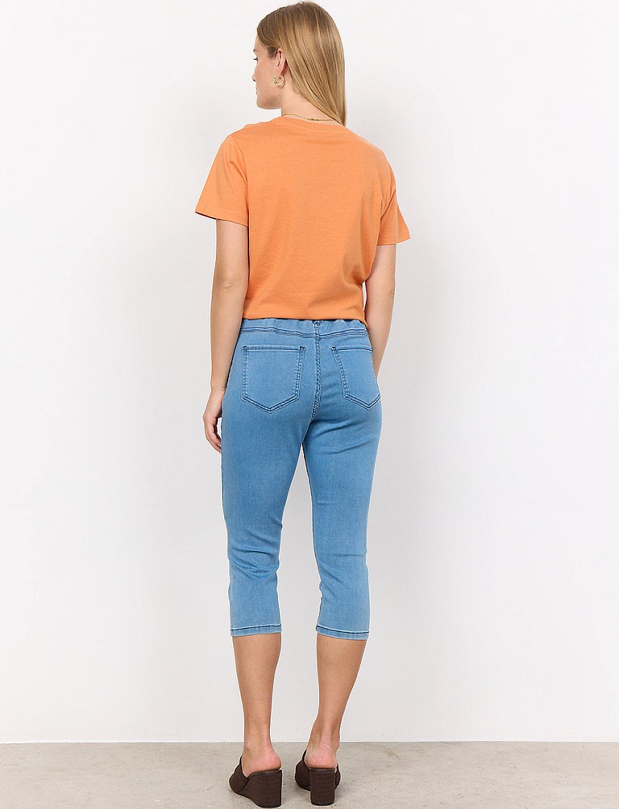 Soyaconcept - SC-NADIRA - capri byxor - light blue denim - 4