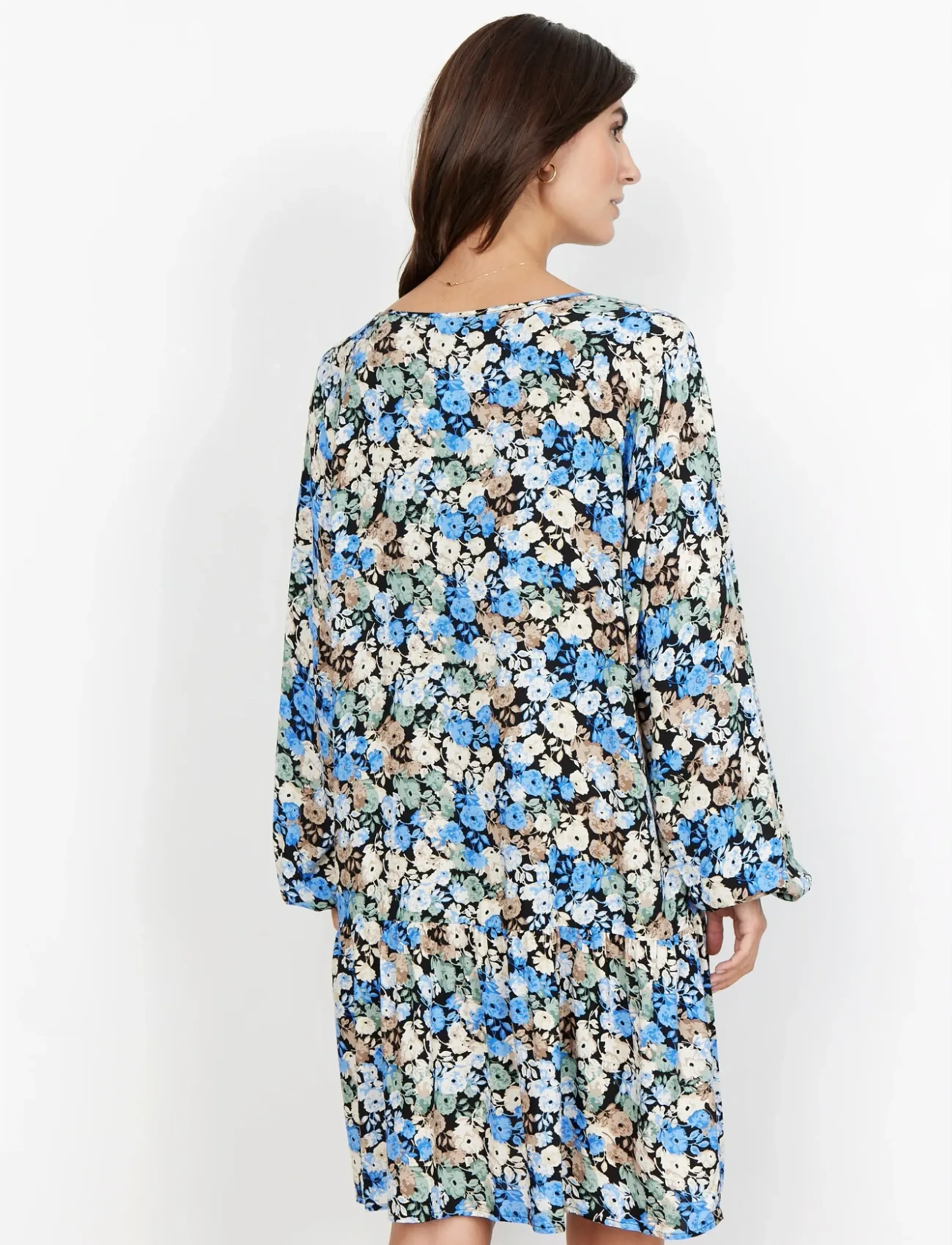 Soyaconcept - SC-JOLEEN - lyhyet mekot - bright blue combi - 5