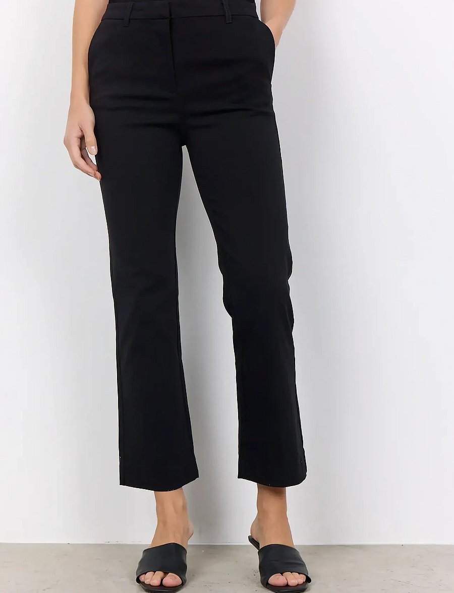 Soyaconcept - SC-LILLY - utsvängda byxor - black - 4