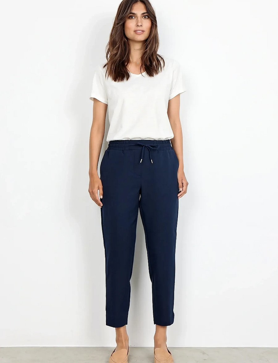 Soyaconcept - SC-SAYA - slim fit-byxor - navy - 0