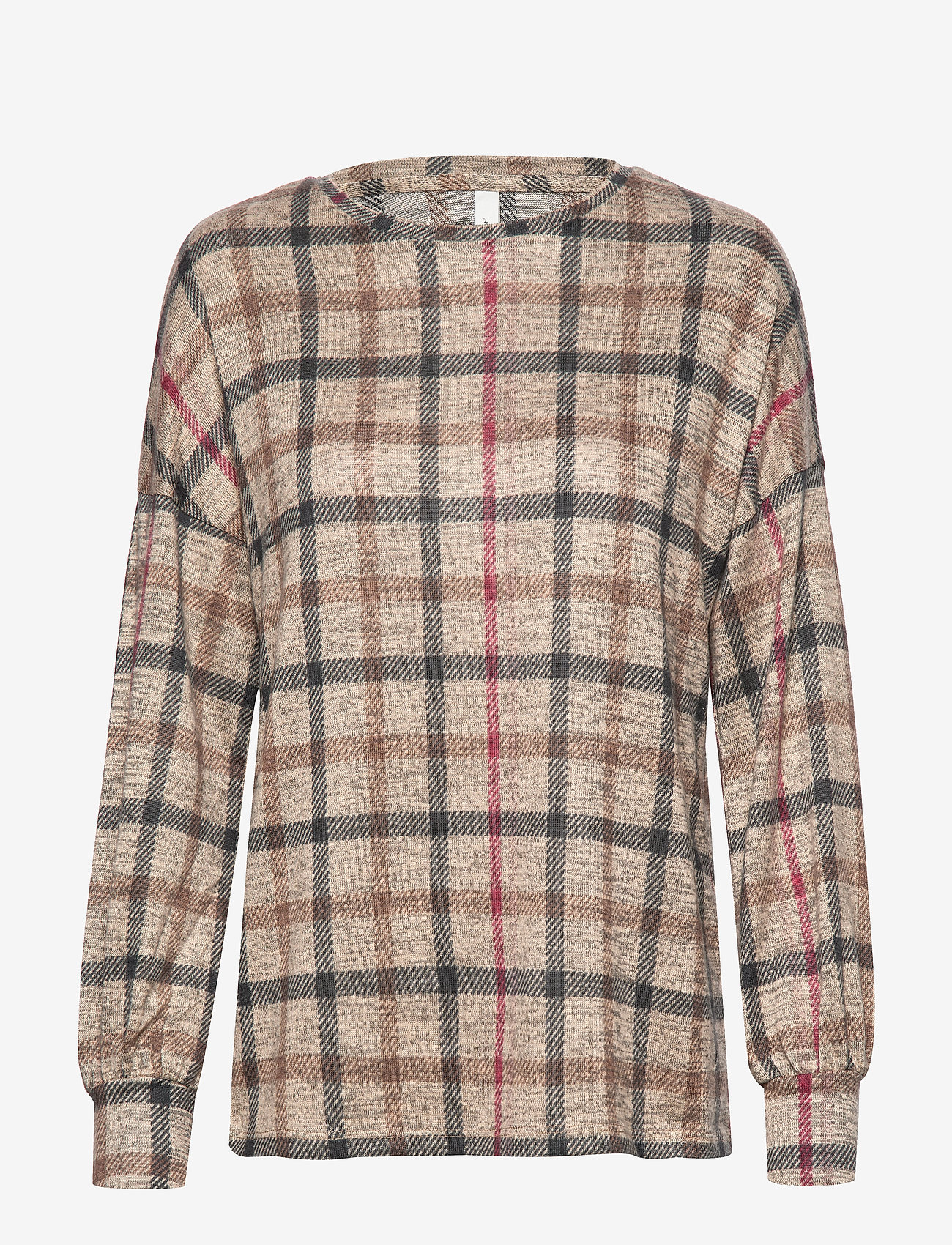 SC-BIARA AOP - CAMEL MELANGE COMBI