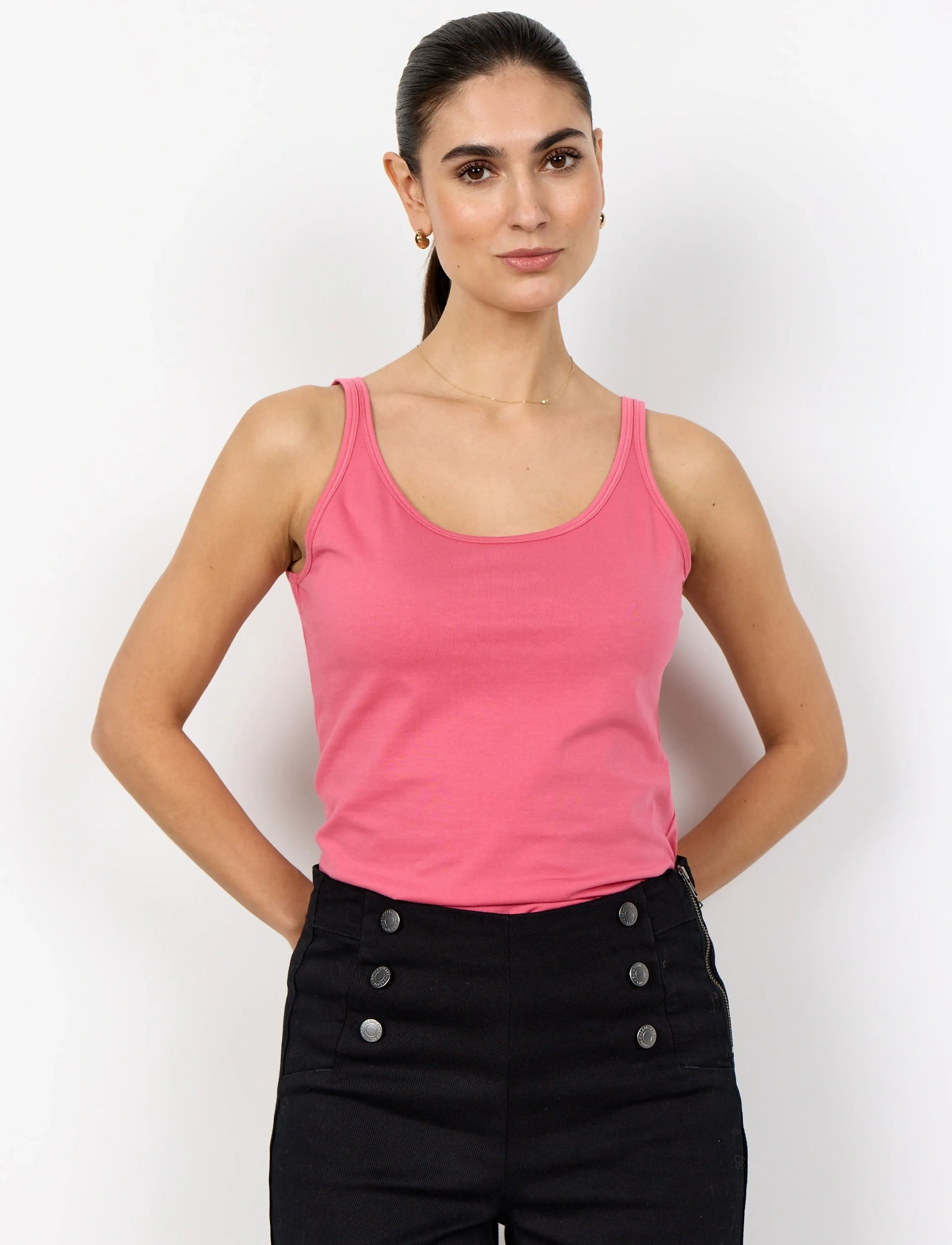 Soyaconcept Sc-Pylle, Kvinder, Tanktop, Pink, Str: XXL
