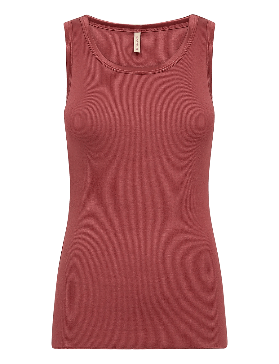 Soyaconcept - SC-RYAN - tanktops - 4985 oxblood red - 1