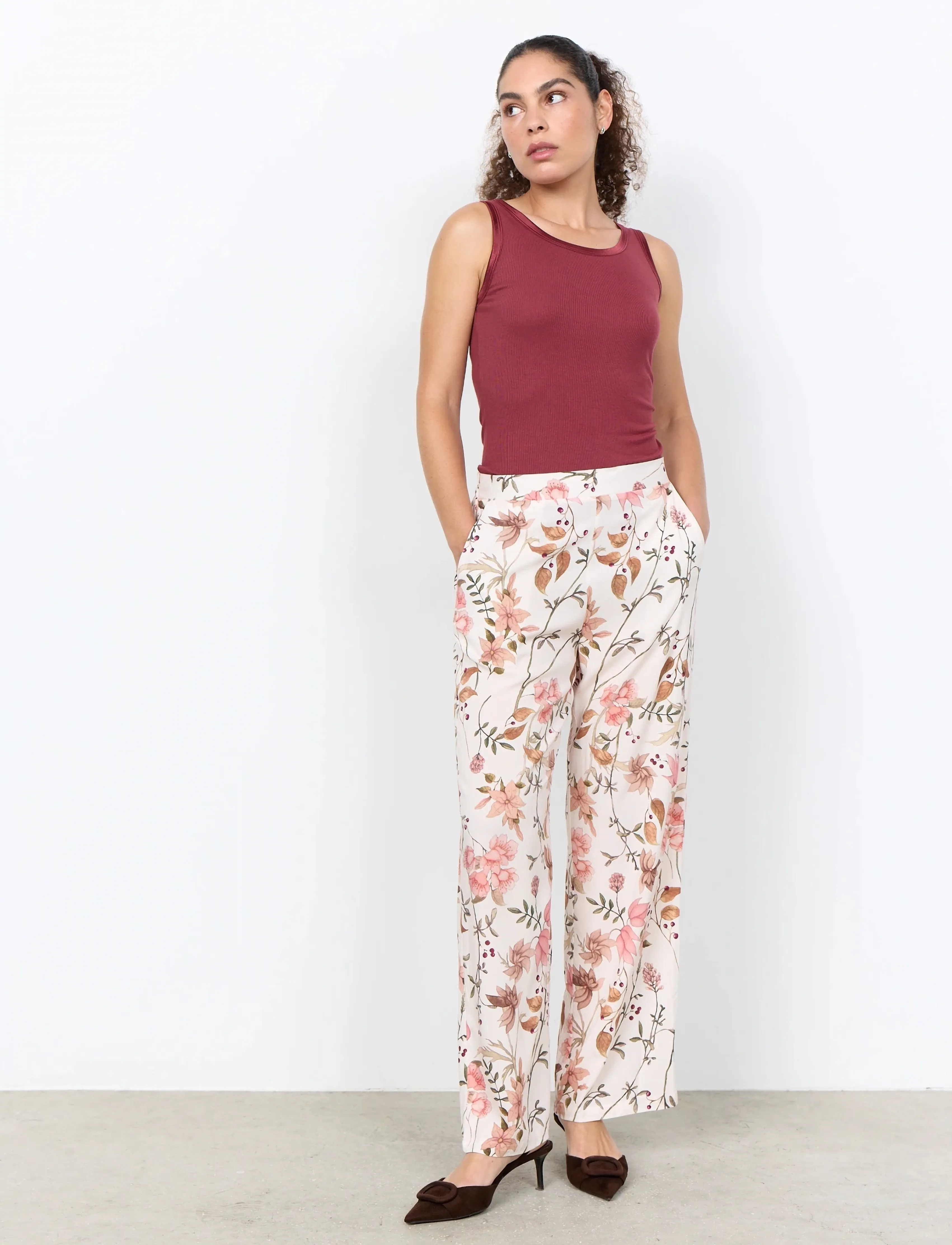 Soyaconcept - SC-RYAN - tanktops - 4985 oxblood red - 3