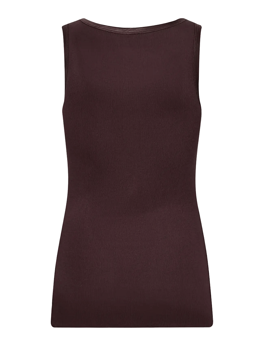 Soyaconcept - SC-RYAN - Ärmellose tops - 8980 chocolate plum - 2
