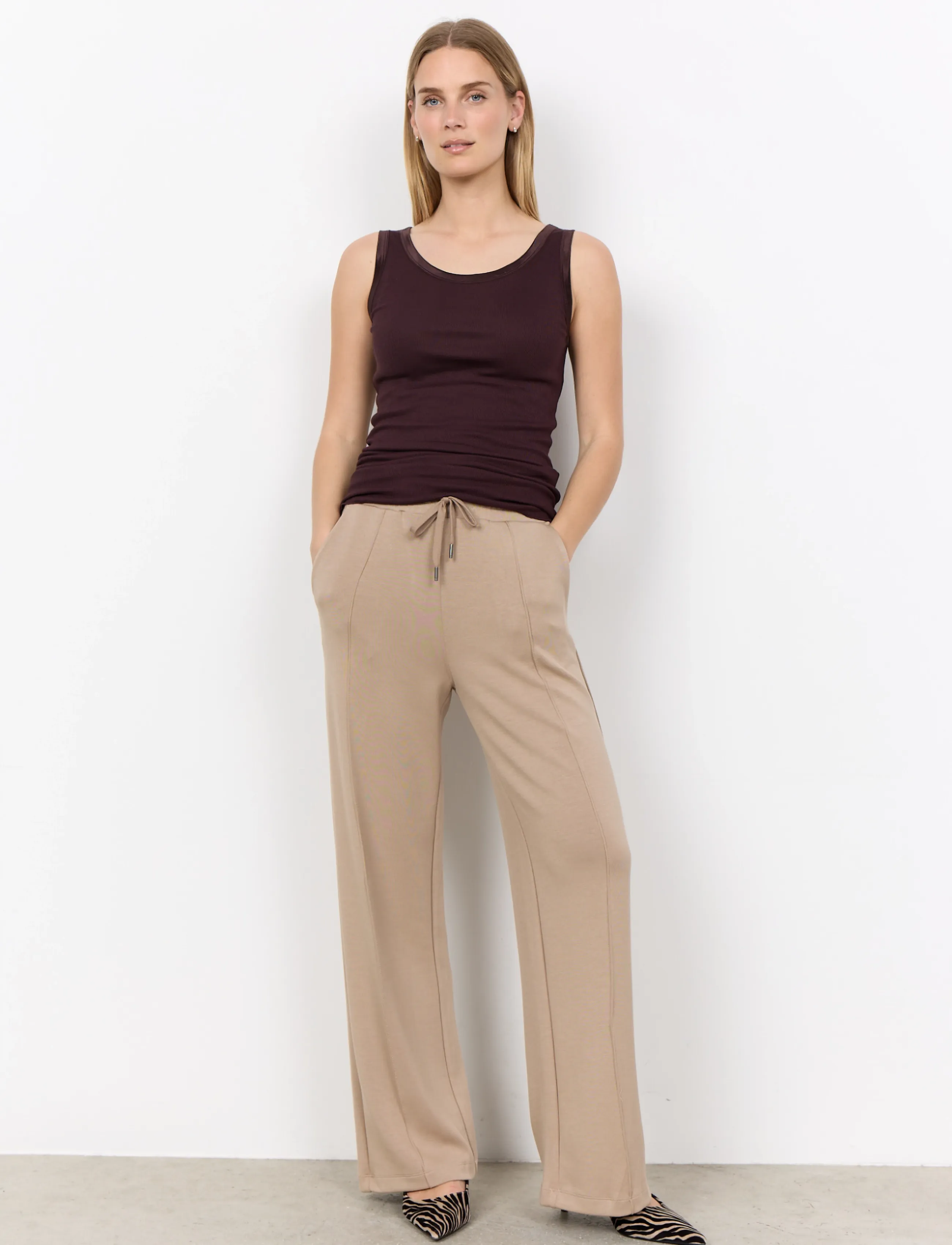 Soyaconcept - SC-RYAN - Ärmellose tops - 8980 chocolate plum - 4