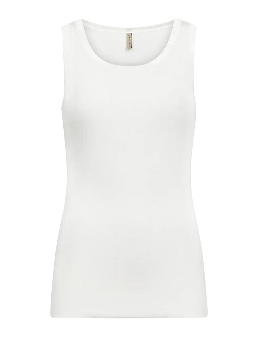 Soyaconcept - SC-RYAN - ermeløse topper - offwhite - 3
