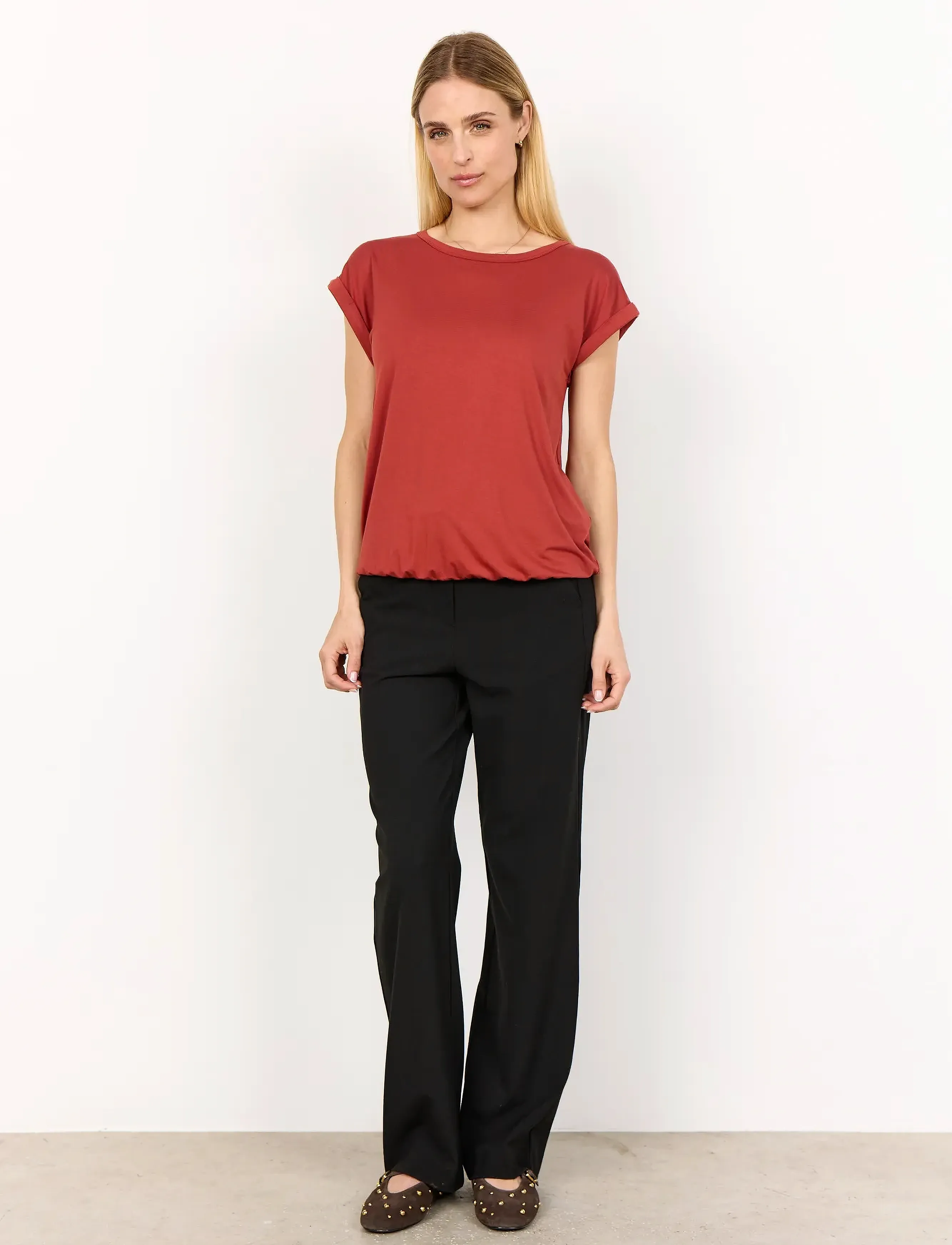 Soyaconcept - SC-MARICA - t-shirts - 4577 mineral red - 4