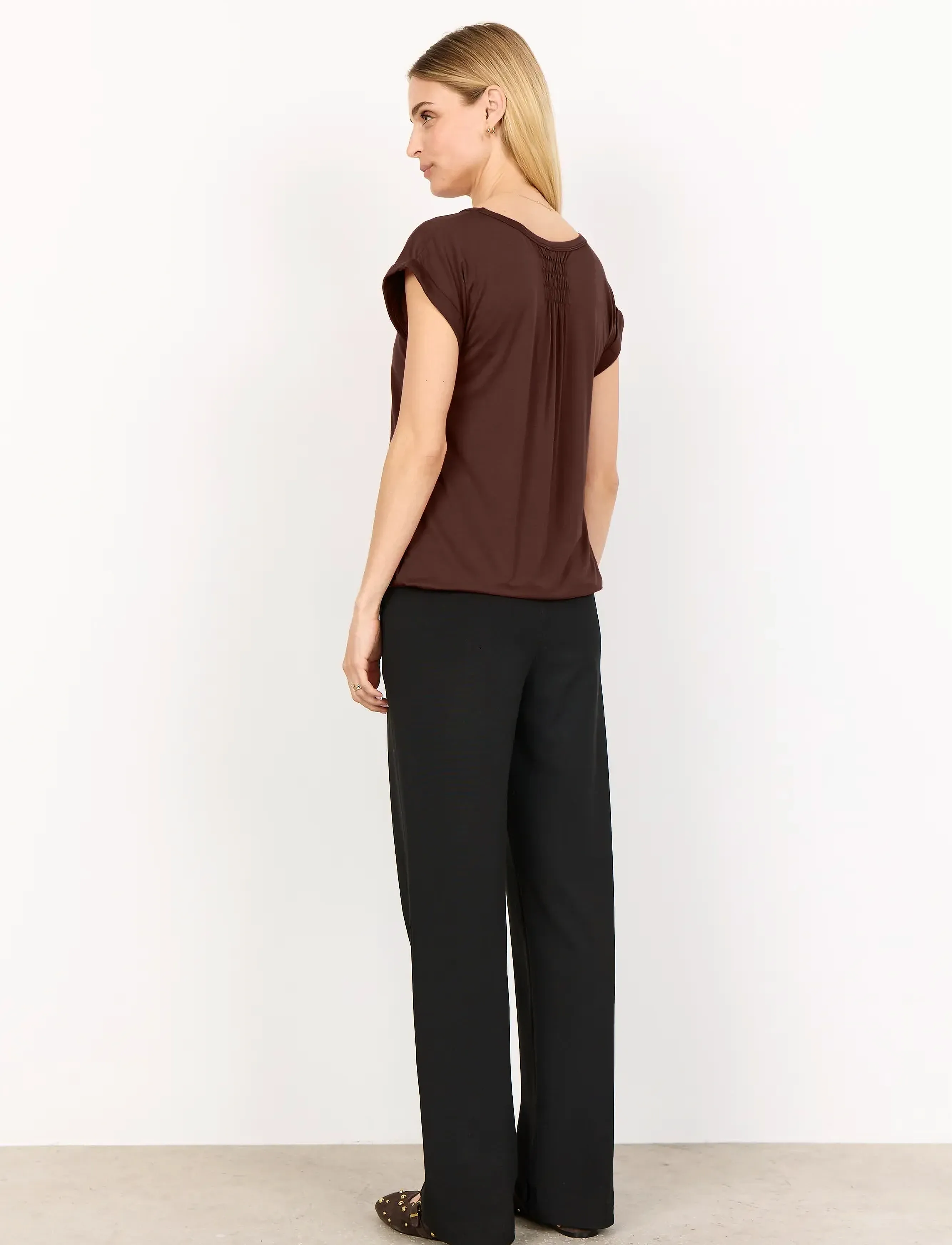 Soyaconcept - SC-MARICA - t-shirts - 8694 hot fudge - 3