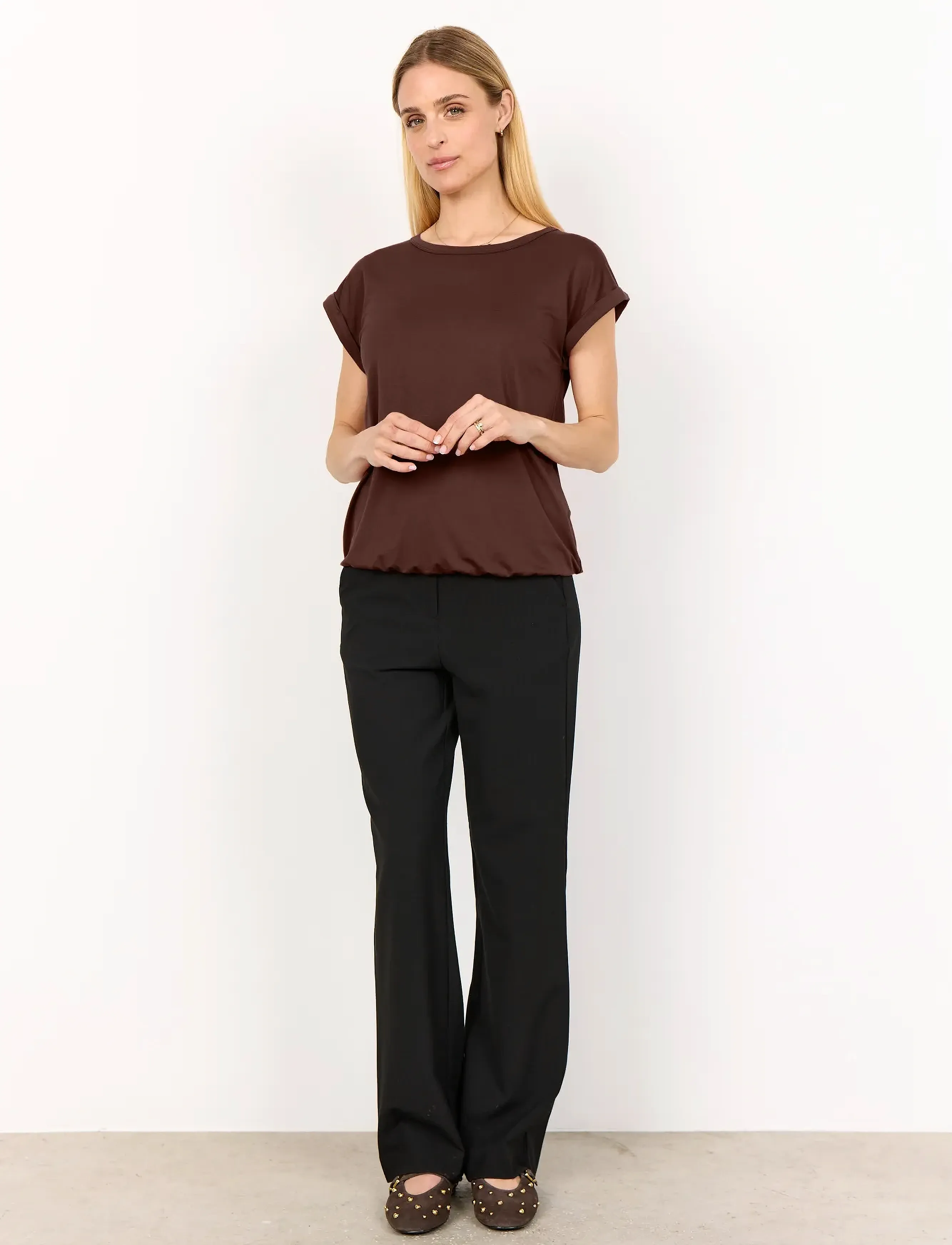 Soyaconcept - SC-MARICA - t-shirts - 8694 hot fudge - 4