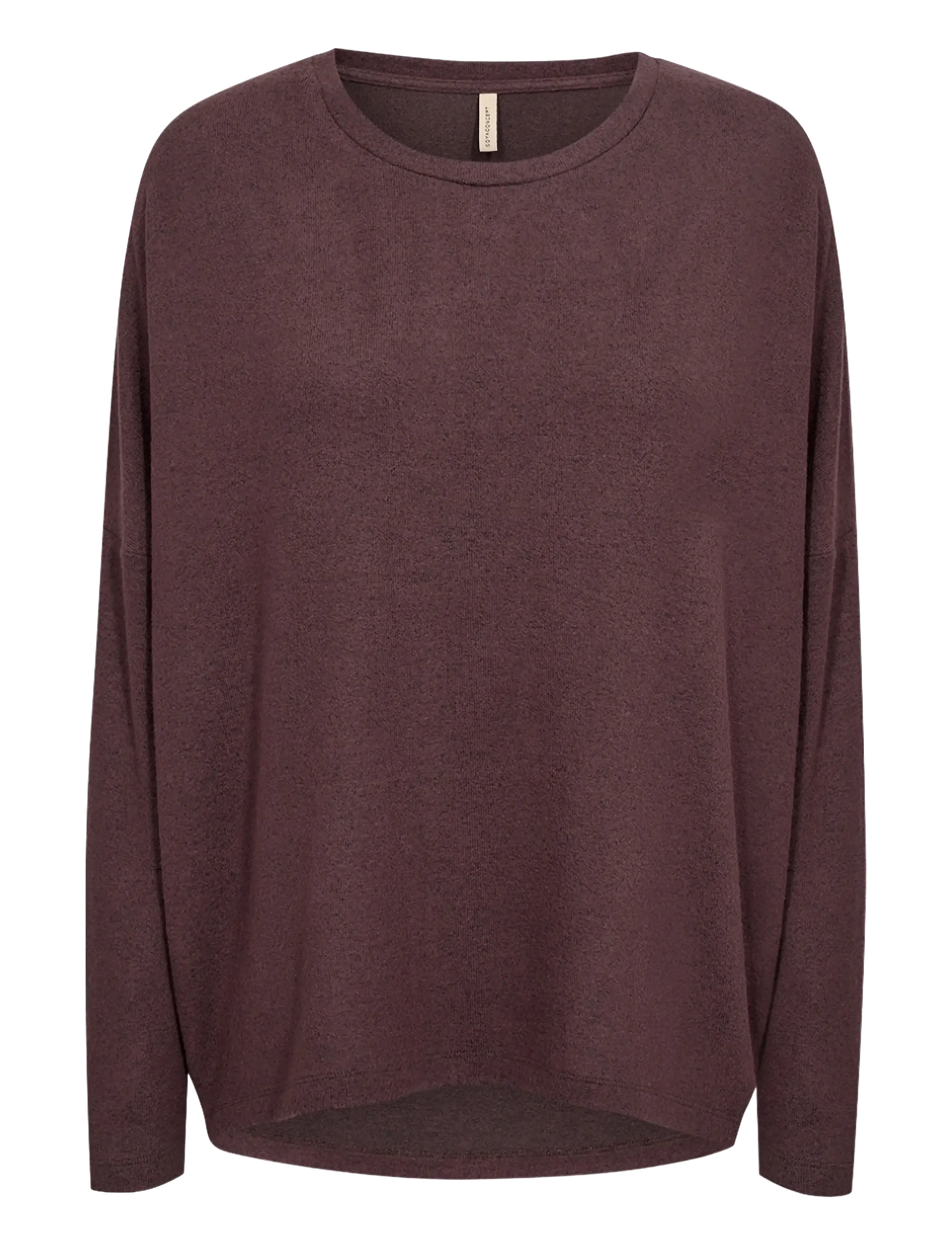 Soyaconcept SC-BIARA - Pikkade varrukatega alussärgid - 98980 CHOCOLATE PLUM MELANGE / burgundy