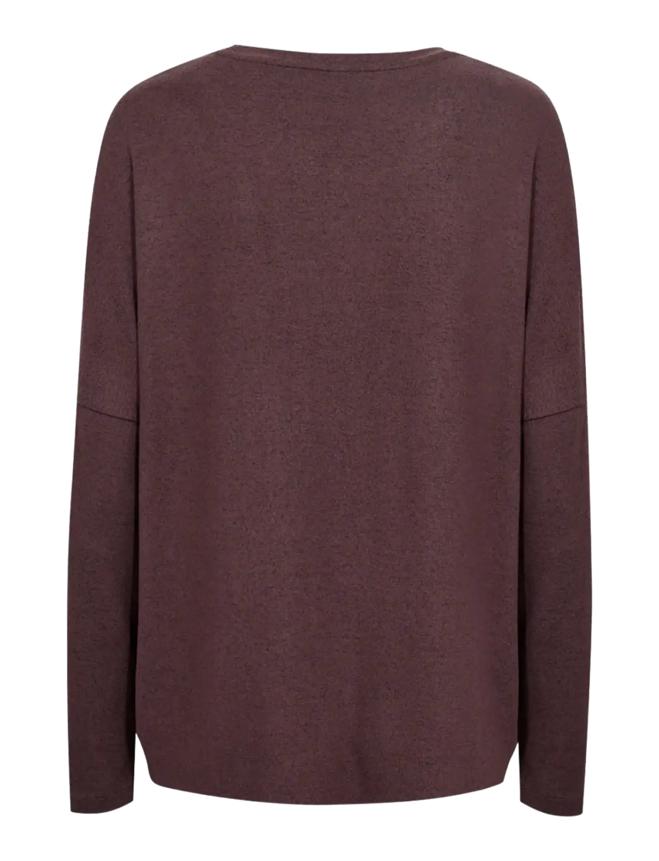 Soyaconcept - SC-BIARA - langärmlige tops - 98980 chocolate plum melange - 2