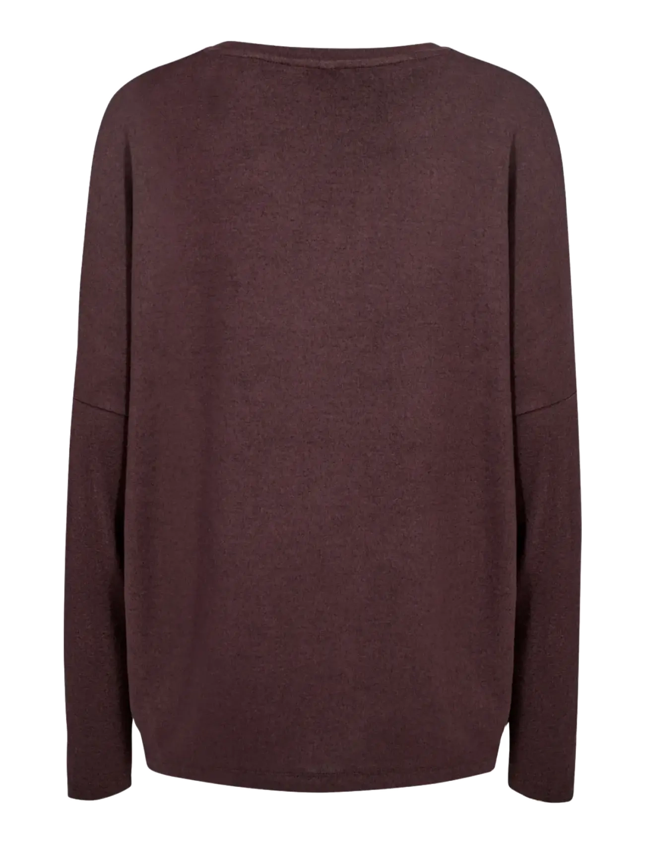 Soyaconcept - SC-BIARA - long-sleeved tops - 98980 chocolate plum melange - 4