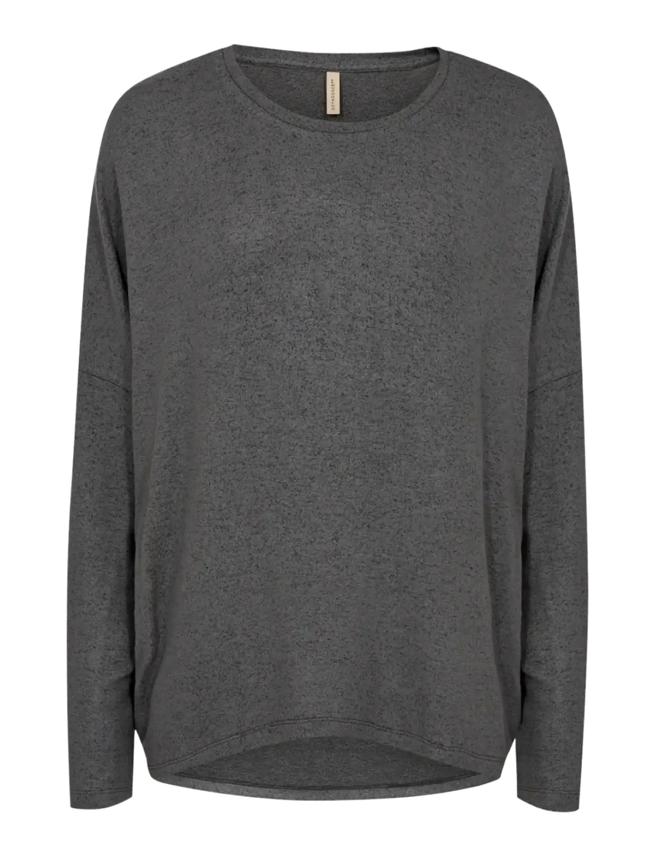 Soyaconcept - SC-BIARA - langærmede toppe - 99870 dark earth melange - 1