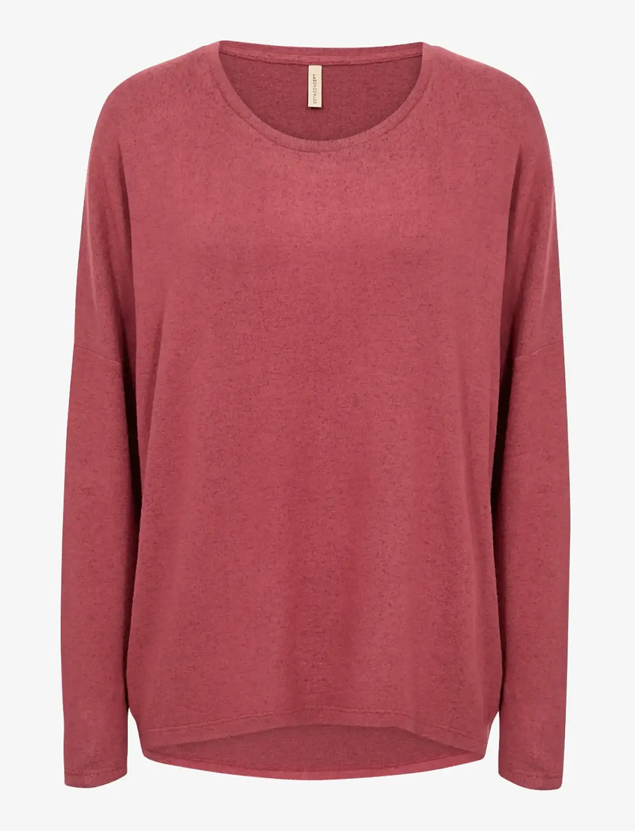 Soyaconcept - SC-BIARA - langärmlige tops - 94470 dk. red mel - 1