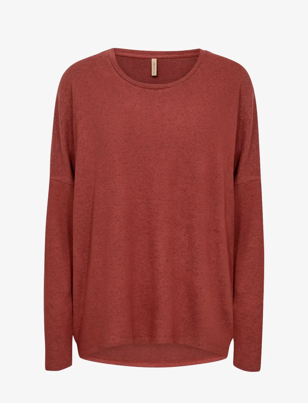 Soyaconcept - SC-BIARA - pikkade varrukatega pluusid - 94577 mineral red mel - 1