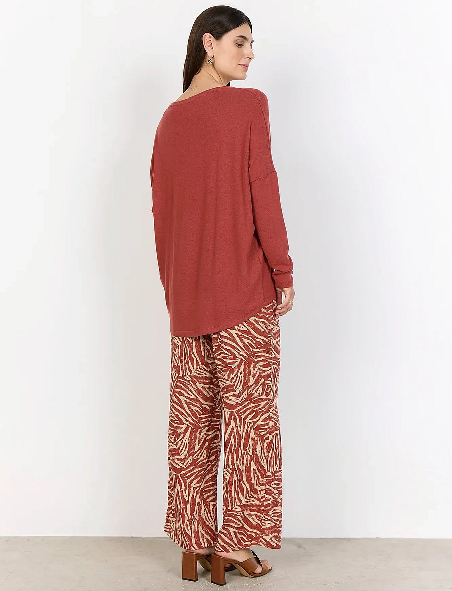 Soyaconcept - SC-BIARA - long-sleeved tops - 94577 mineral red mel - 3