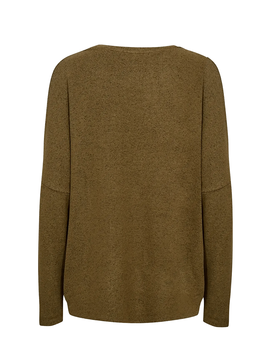 Soyaconcept - SC-BIARA - långärmade toppar - 97230 misty olive mel - 2