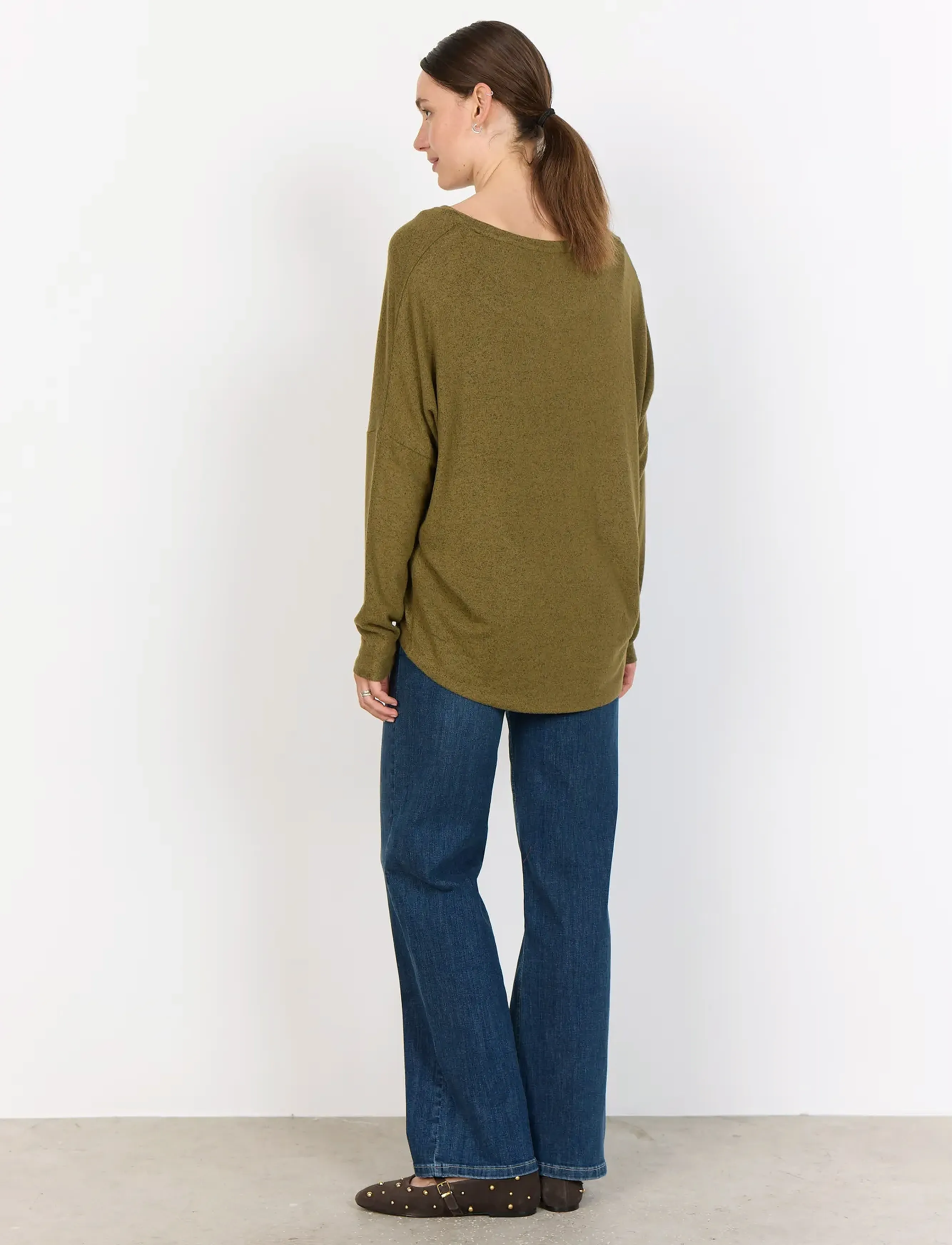 Soyaconcept - SC-BIARA - långärmade toppar - 97230 misty olive mel - 3