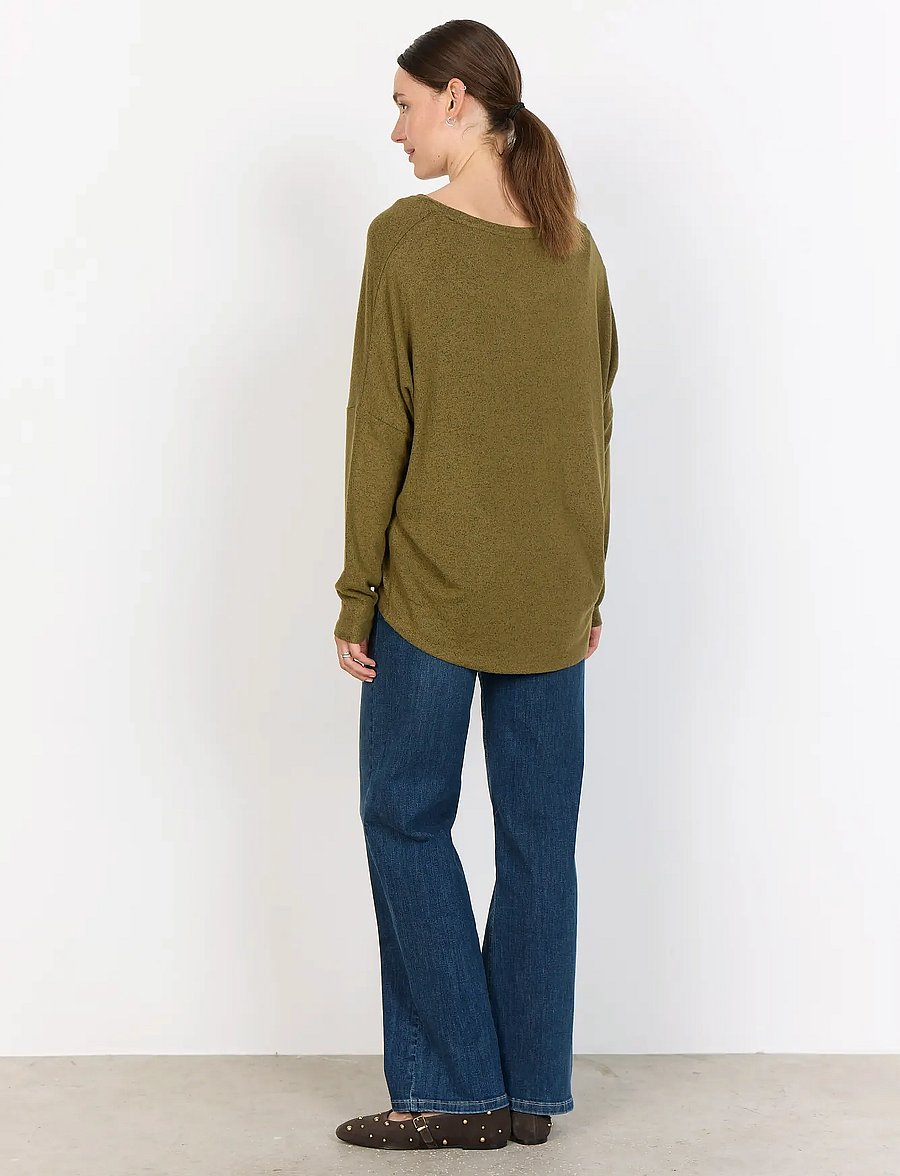 Soyaconcept - SC-BIARA - långärmade toppar - 97230 misty olive mel - 3