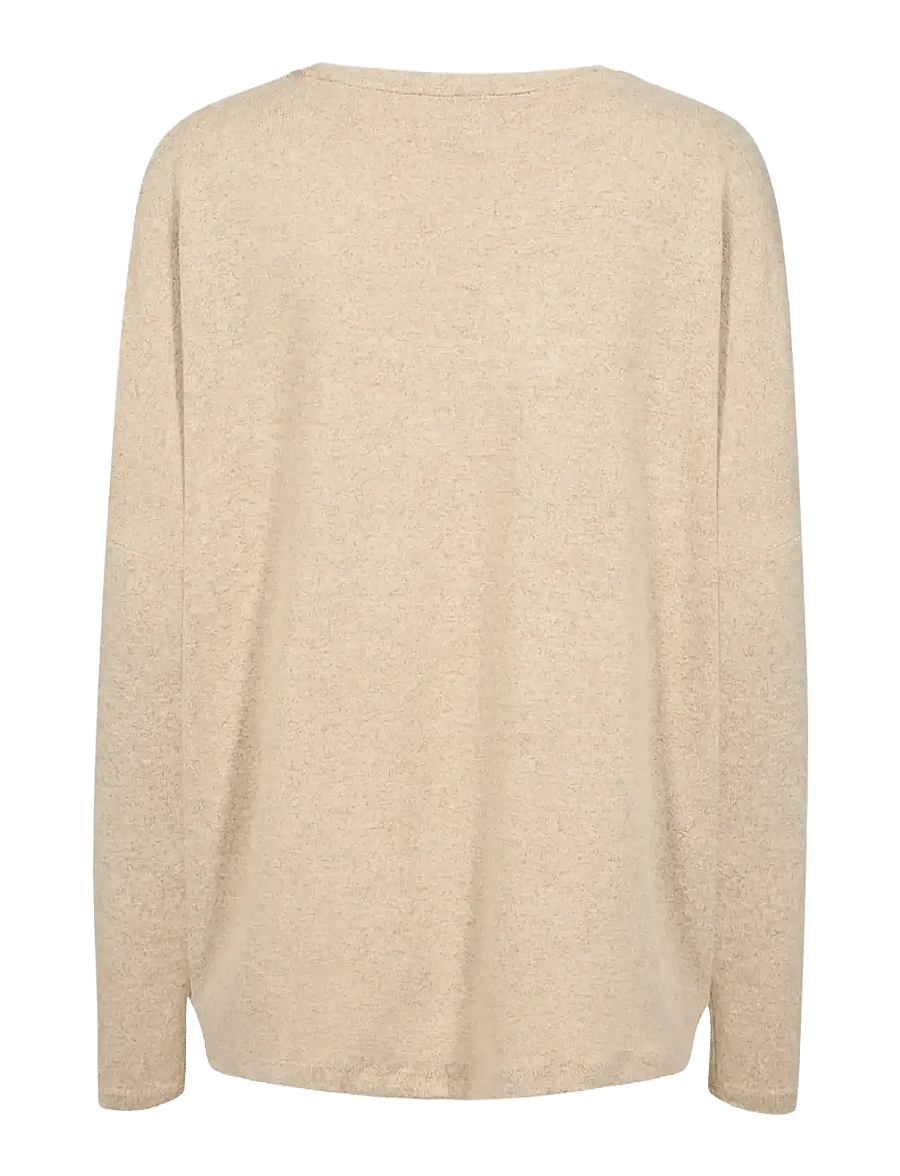 Soyaconcept - SC-BIARA - langærmede toppe - 98008 sand melange - 2
