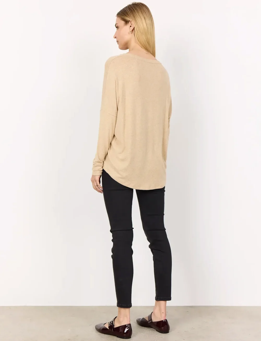 Soyaconcept - SC-BIARA - pikkade varrukatega pluusid - 98008 sand melange - 3