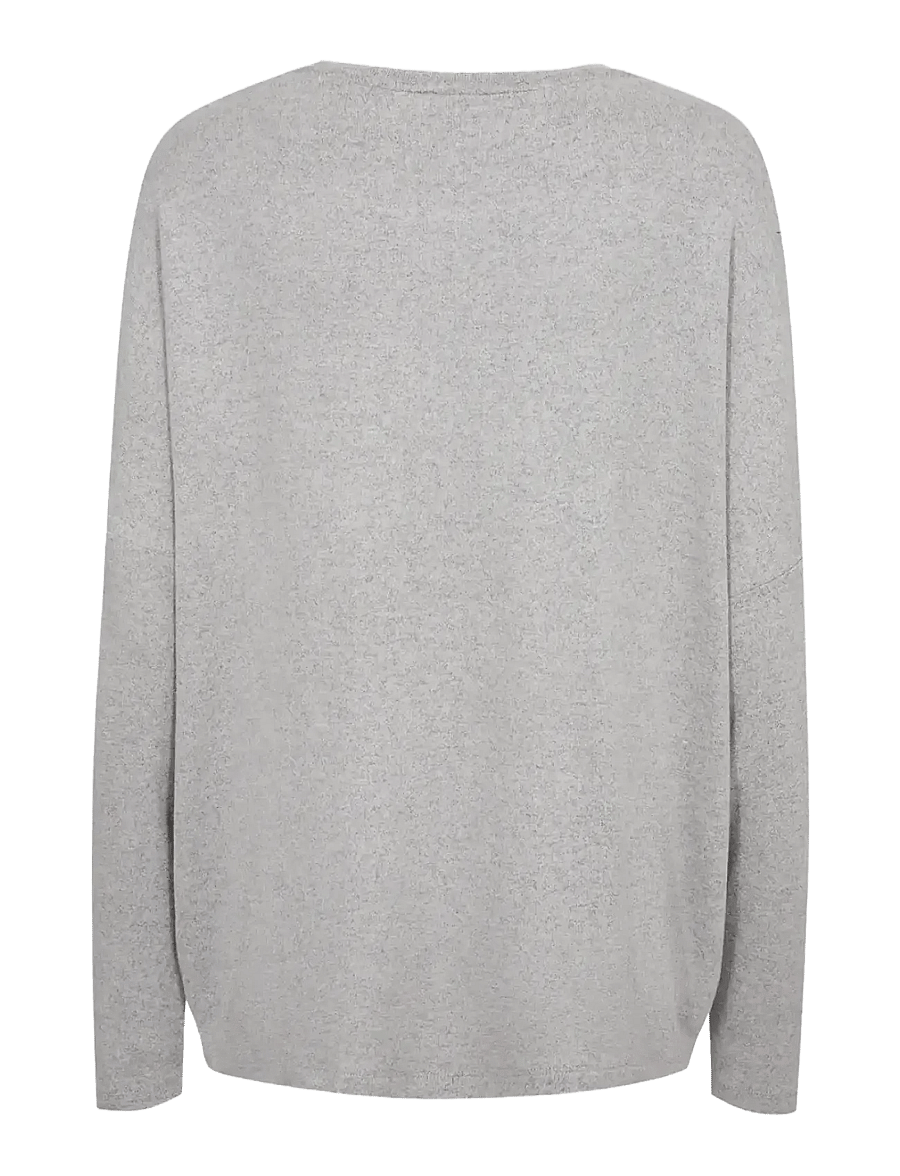 Soyaconcept - SC-BIARA - långärmade toppar - 99470 med. grey melange - 2