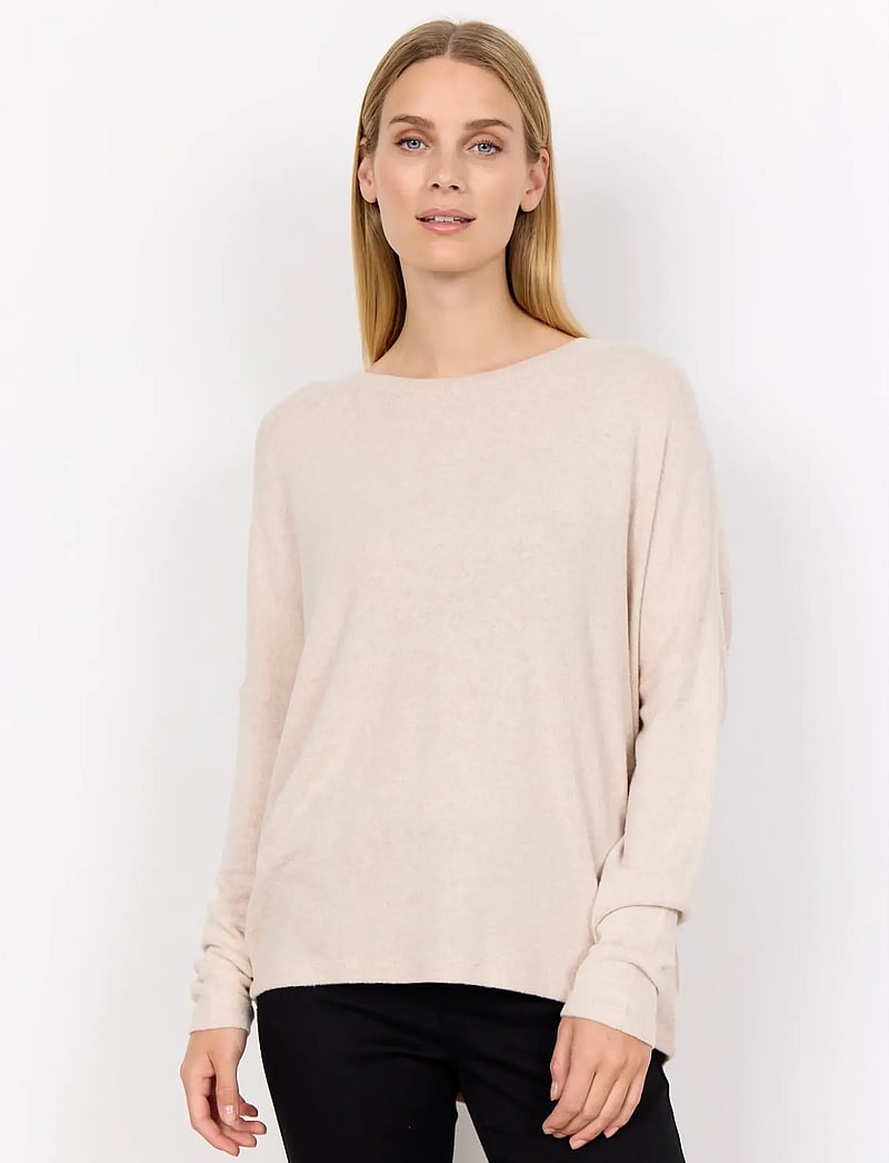 Soyaconcept - SC-BIARA - bluzki z długimi rękawami - cream melange - 0