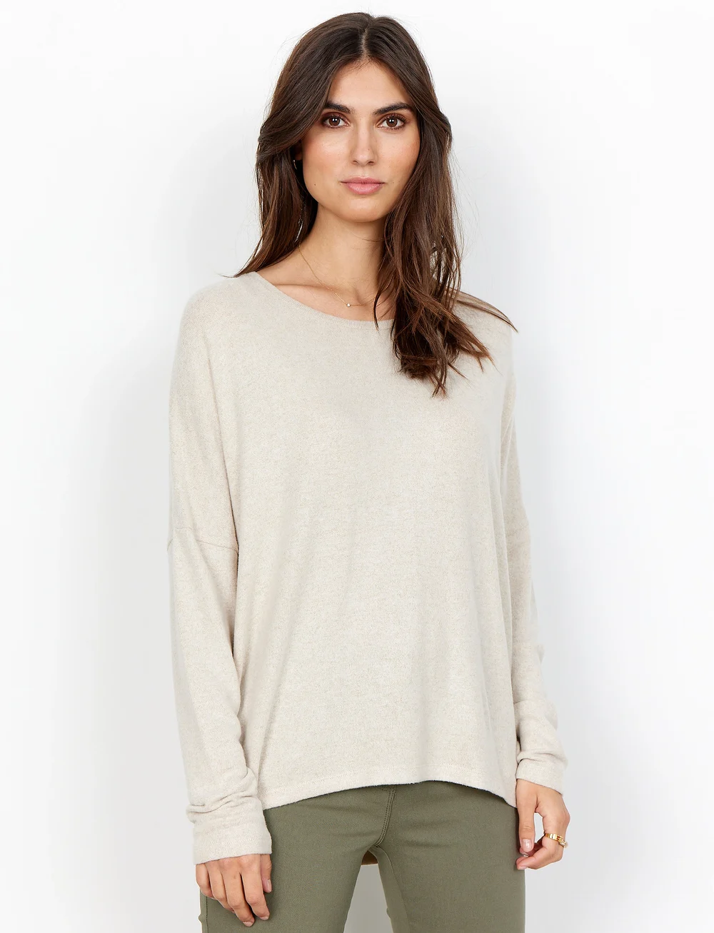 Soyaconcept - SC-BIARA - trøjer - cream melange - 0