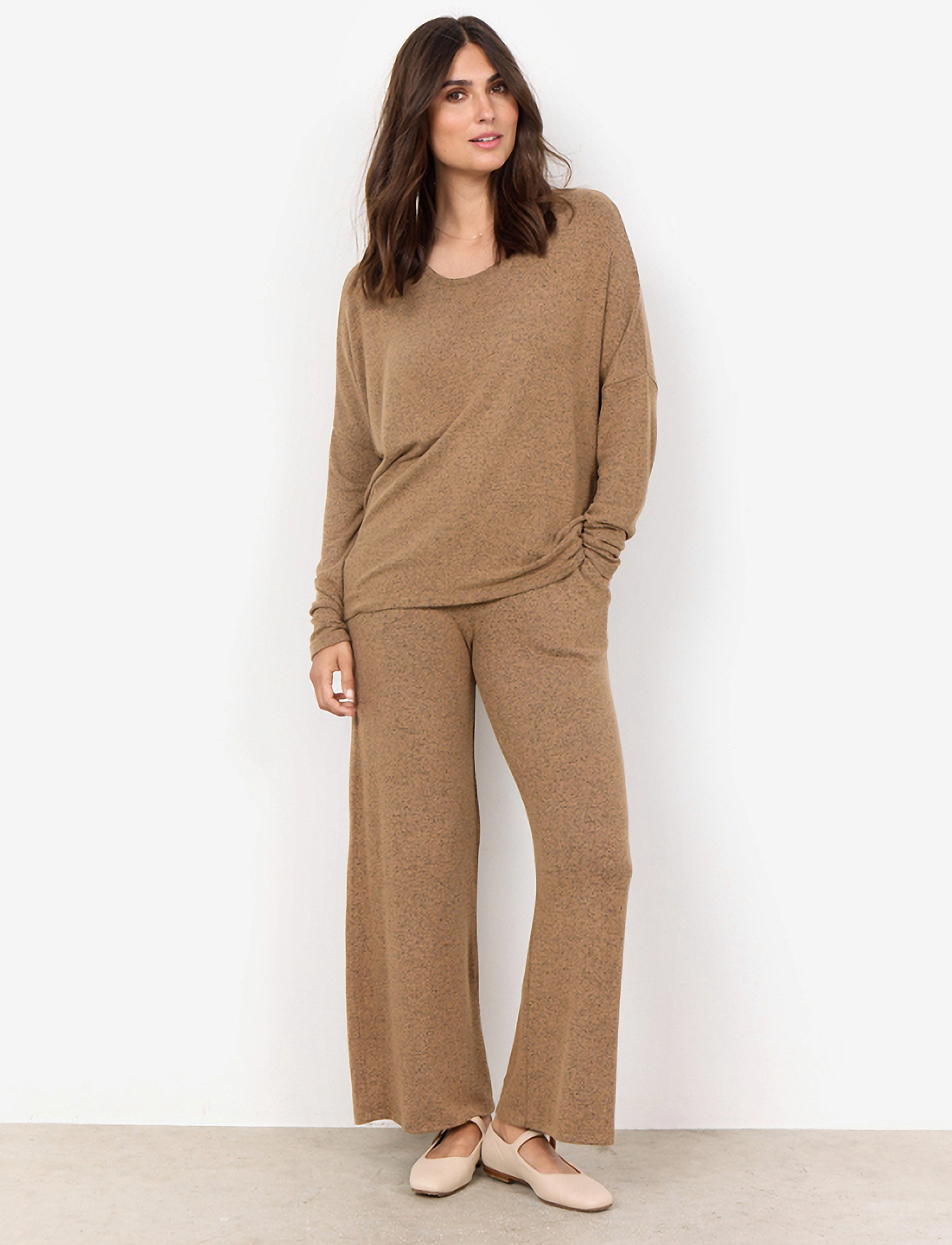 Soyaconcept - SC-BIARA - long-sleeved tops - desert brown melange - 3