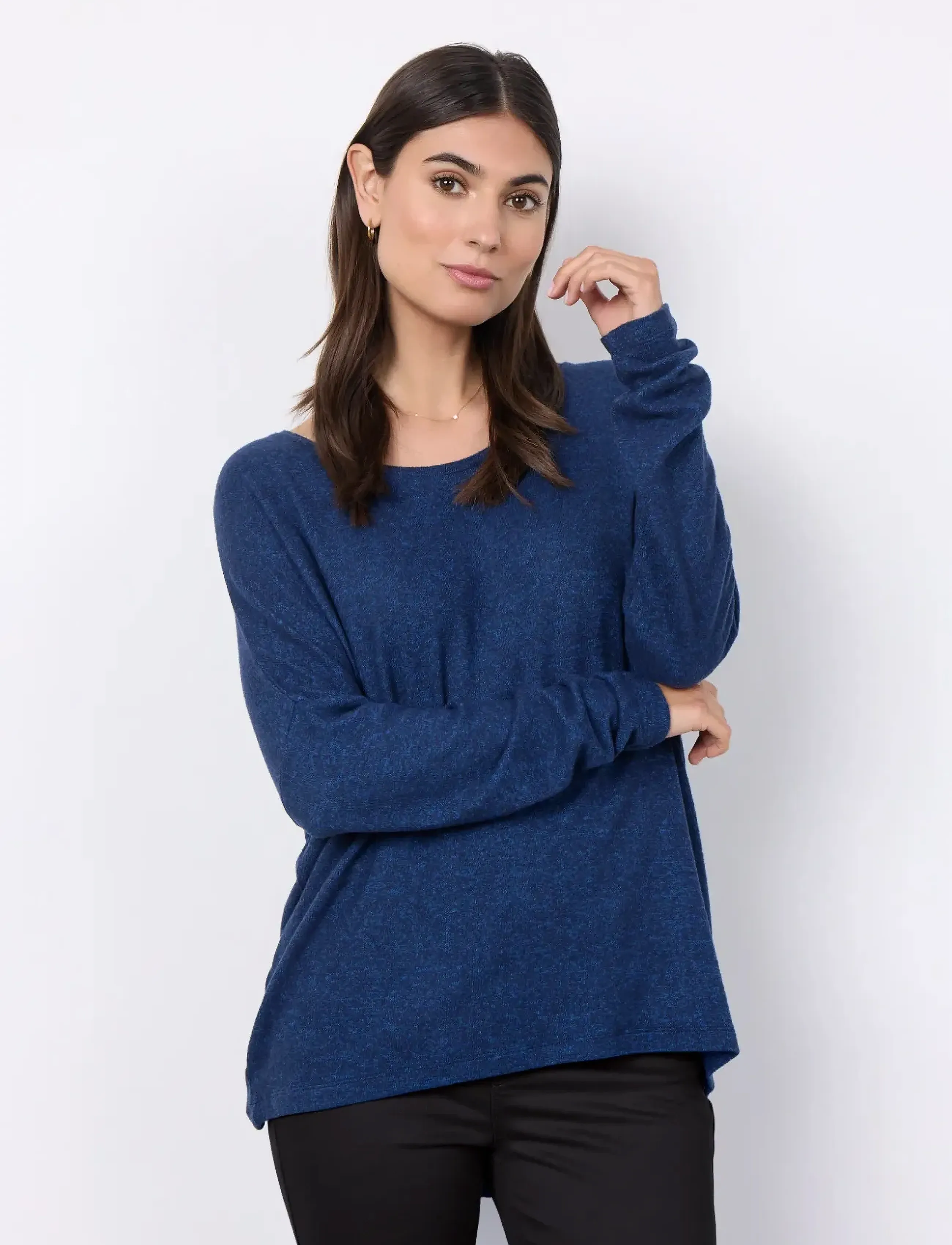 Soyaconcept SC-BIARA - Blouses - NAVY MELANGE / navy