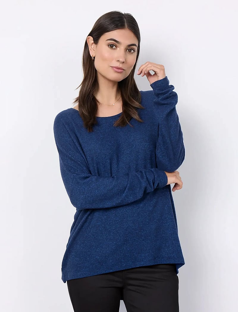 Soyaconcept - SC-BIARA - sweaters - navy melange - 0