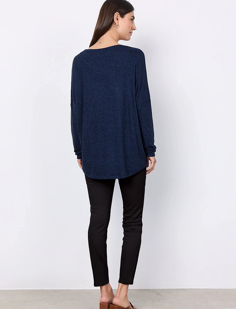 Soyaconcept - SC-BIARA - langärmlige tops - navy melange - 4