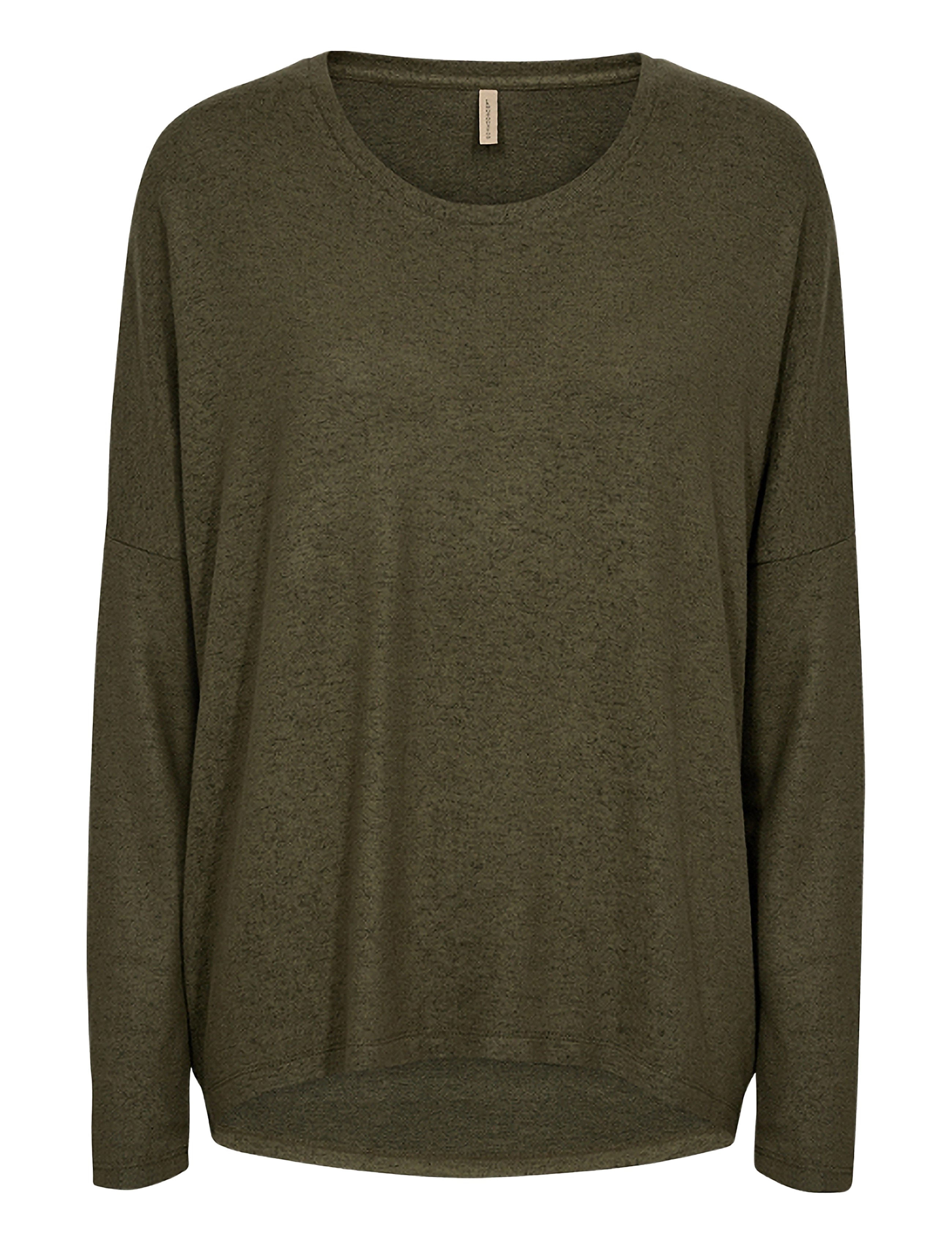 Soyaconcept - SC-BIARA - langärmlige tops - olive melange - 1