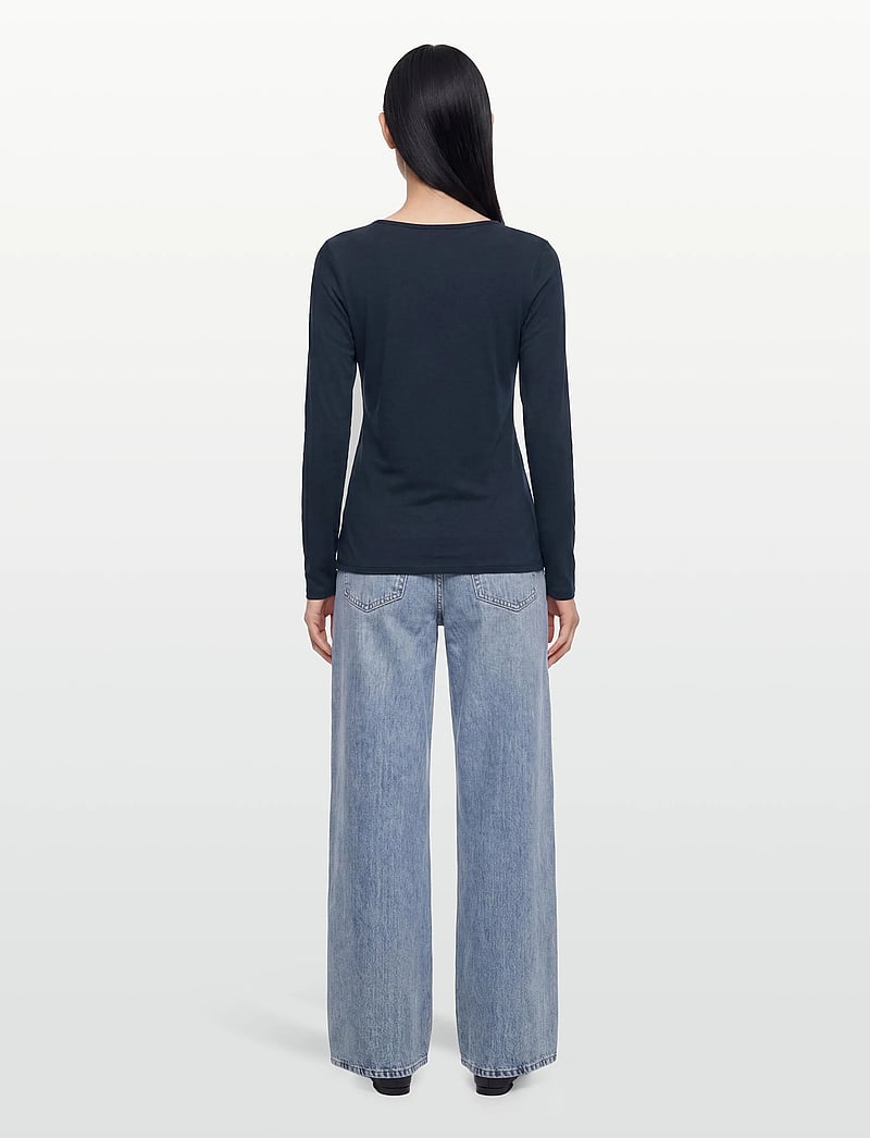Soyaconcept - SC-PYLLE - långärmade toppar - 6910 navy - 4