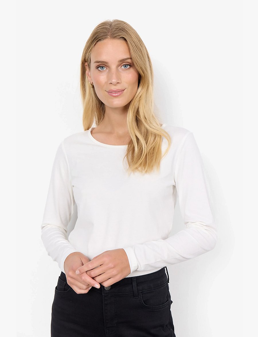 Soyaconcept - SC-PYLLE - langärmlige tops - offwhite - 0